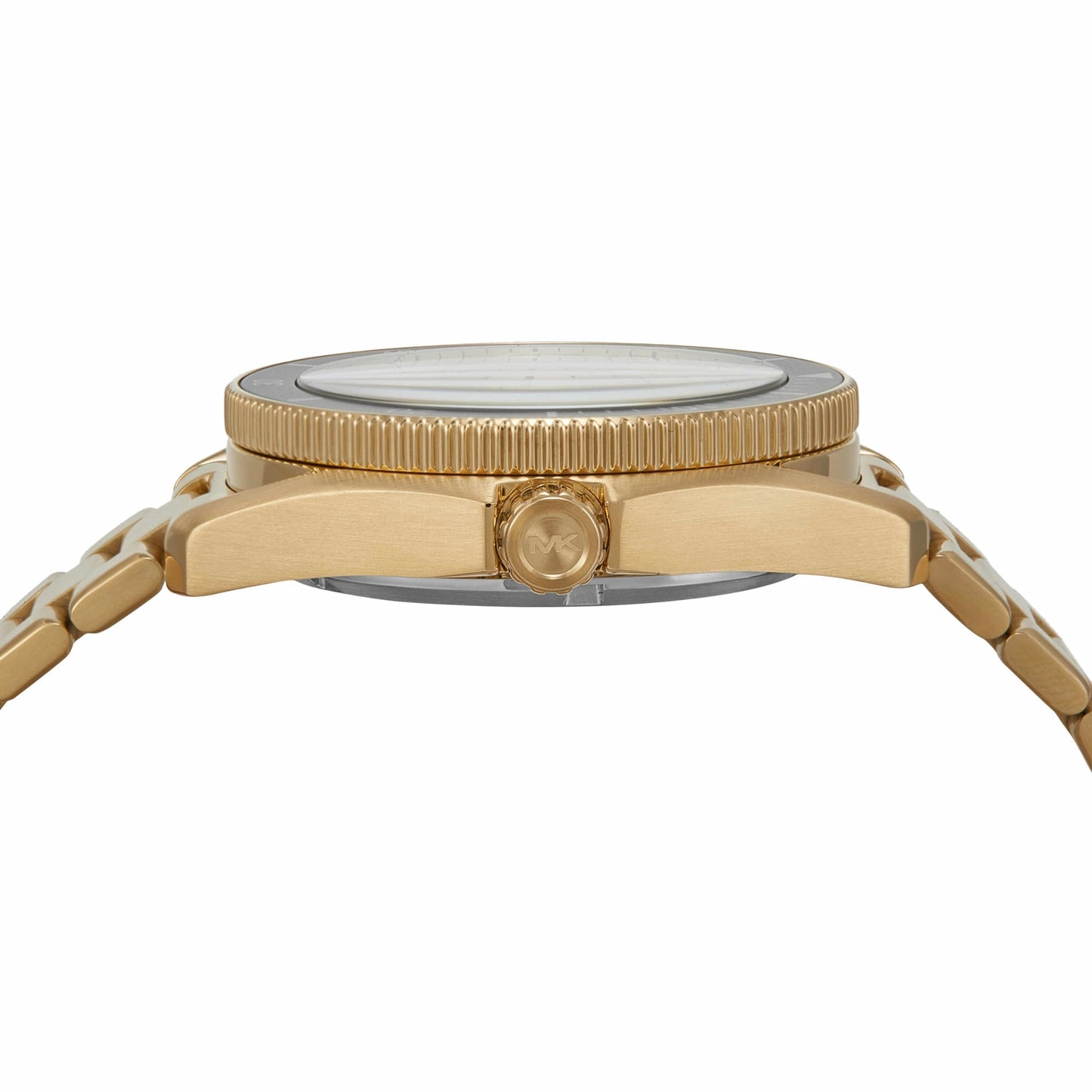 Michael Kors Stainless Steel Analog Green Dial Men Watch-Mk9162, Gold Band