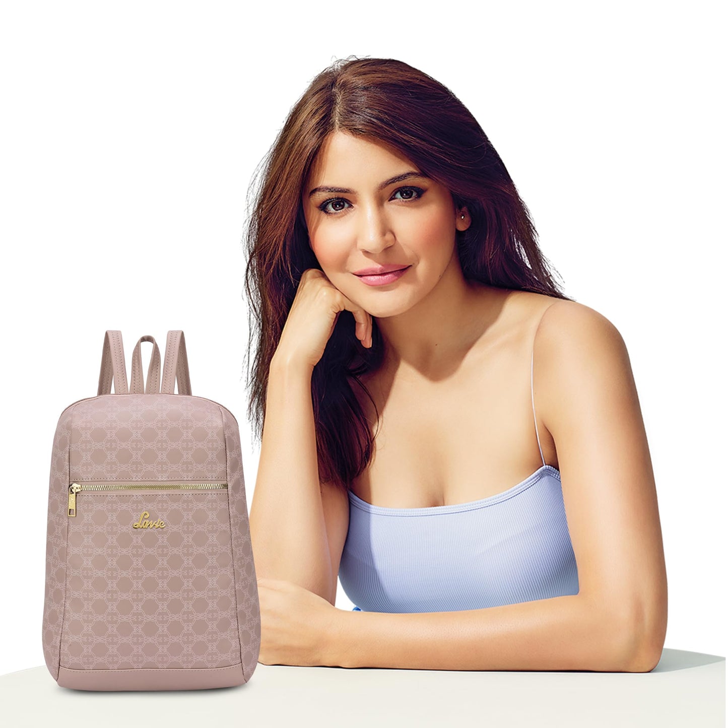 Lavie Women's Mono Cobie Monogram Print Fashion Backpack for Women | Fashion Backpack for Work | Ladies purse | Stylish Shoulder Bag | Gift for Women