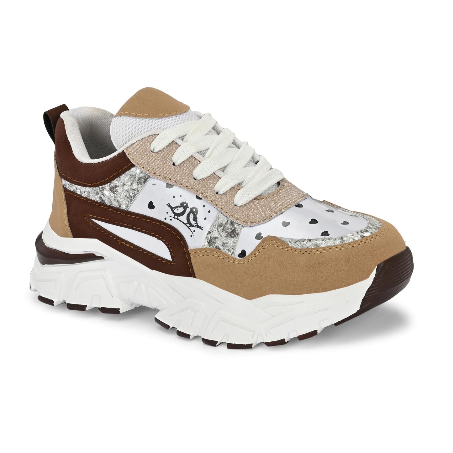 Amico Sports & Casual Slip-On Lightweight Shoes for Women & Girl's (Beige, UK Footwear Size System, Adult, Women, Numeric, Medium, 7)