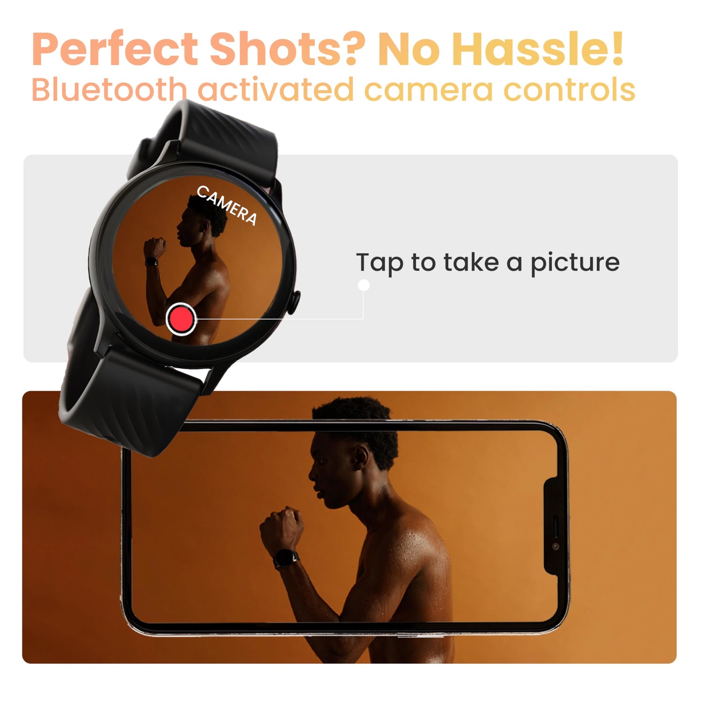 Boult Newly Launched Dire Smartwatch 1.38'' 2.5D Curved HD Display, BT Calling, 500 Nits Brightness, IP67, 250+ Watchfaces, 120+ Sports Modes, AI Voice Assistant, SpO2 Monitoring (Pure Black)