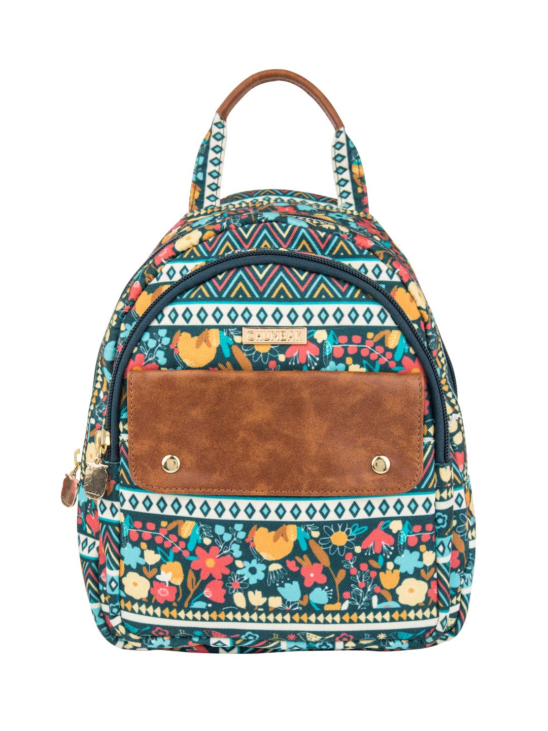 Chumbak Backpack for Women | Stylish Canvas Laptop Bag | Office Bag, College Essentials, and Travel Backpack for Girls