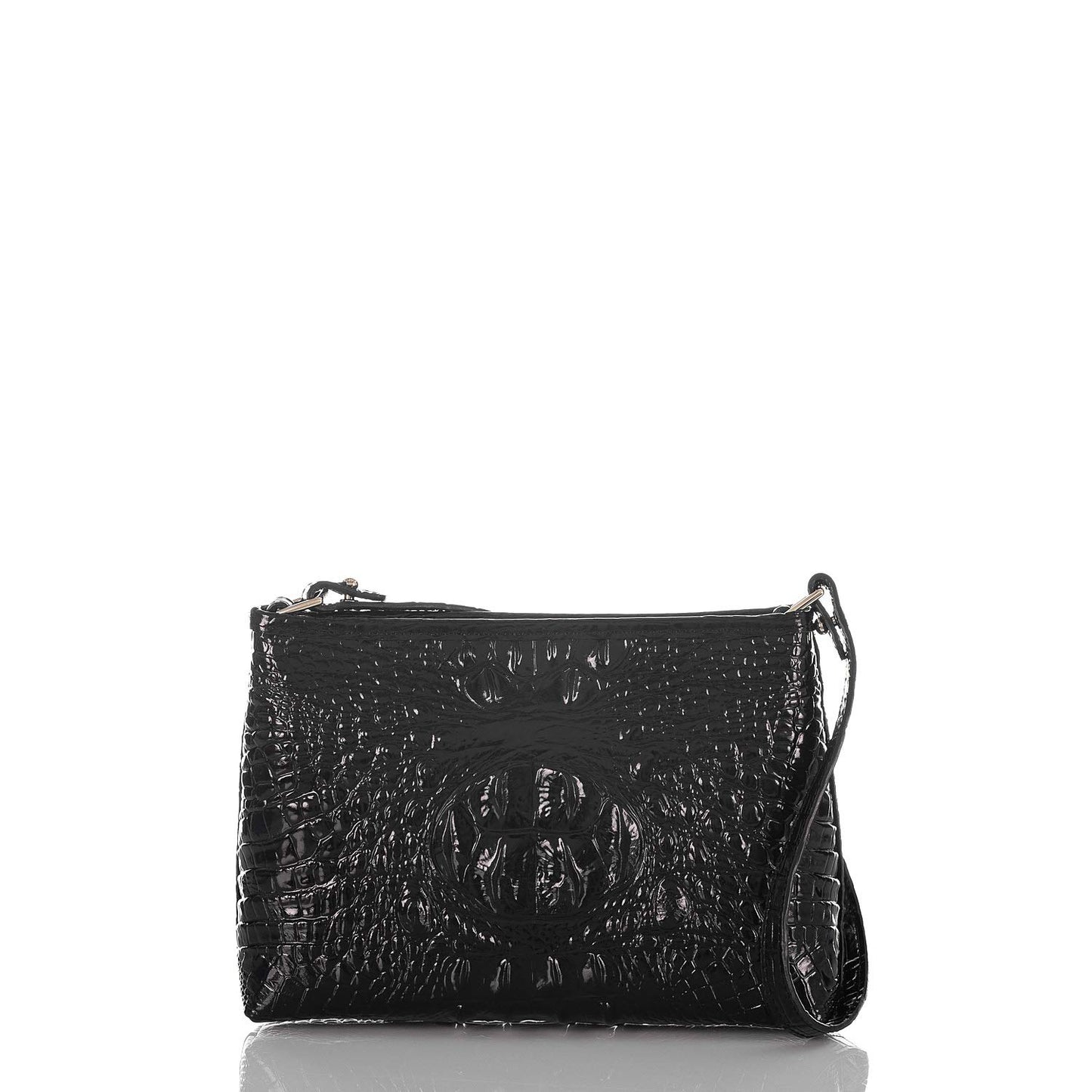 Brahmin Lorelei Black Hobo Crossbody Handbag Women One Size