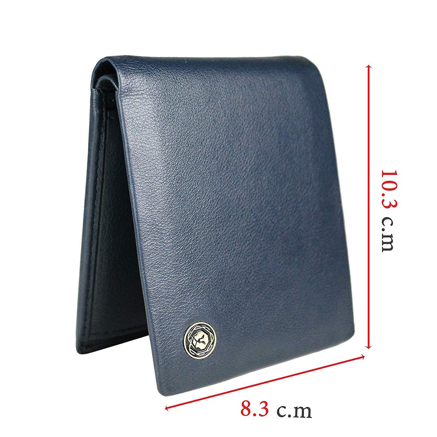 Cross Navy Men's Wallet Stylish Genuine Leather Wallets for Men Latest Gents Purse with Money Coin and Card Holder Compartment (AC298072)