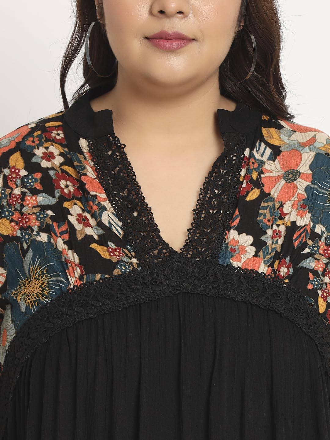 veldress21 Women Dress Short Stylish Casual Party Summer Dress Trendy Collage Regular,Office Collage Wear Multicolor Black for Girls (2XL)