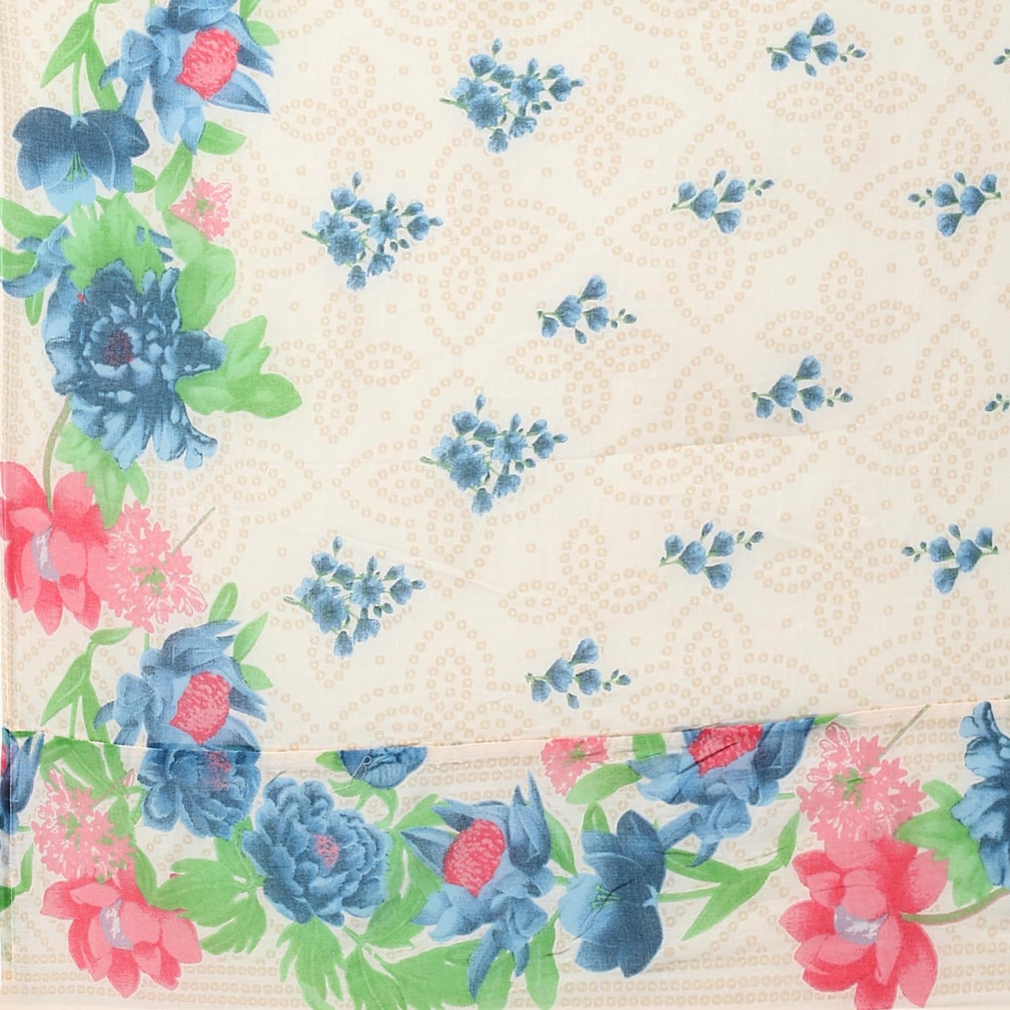 BIBA Women YARNDYED KALIDAR SALWAR KURTA DUPATTA(SKDKIAARA9445_TEAL_38)