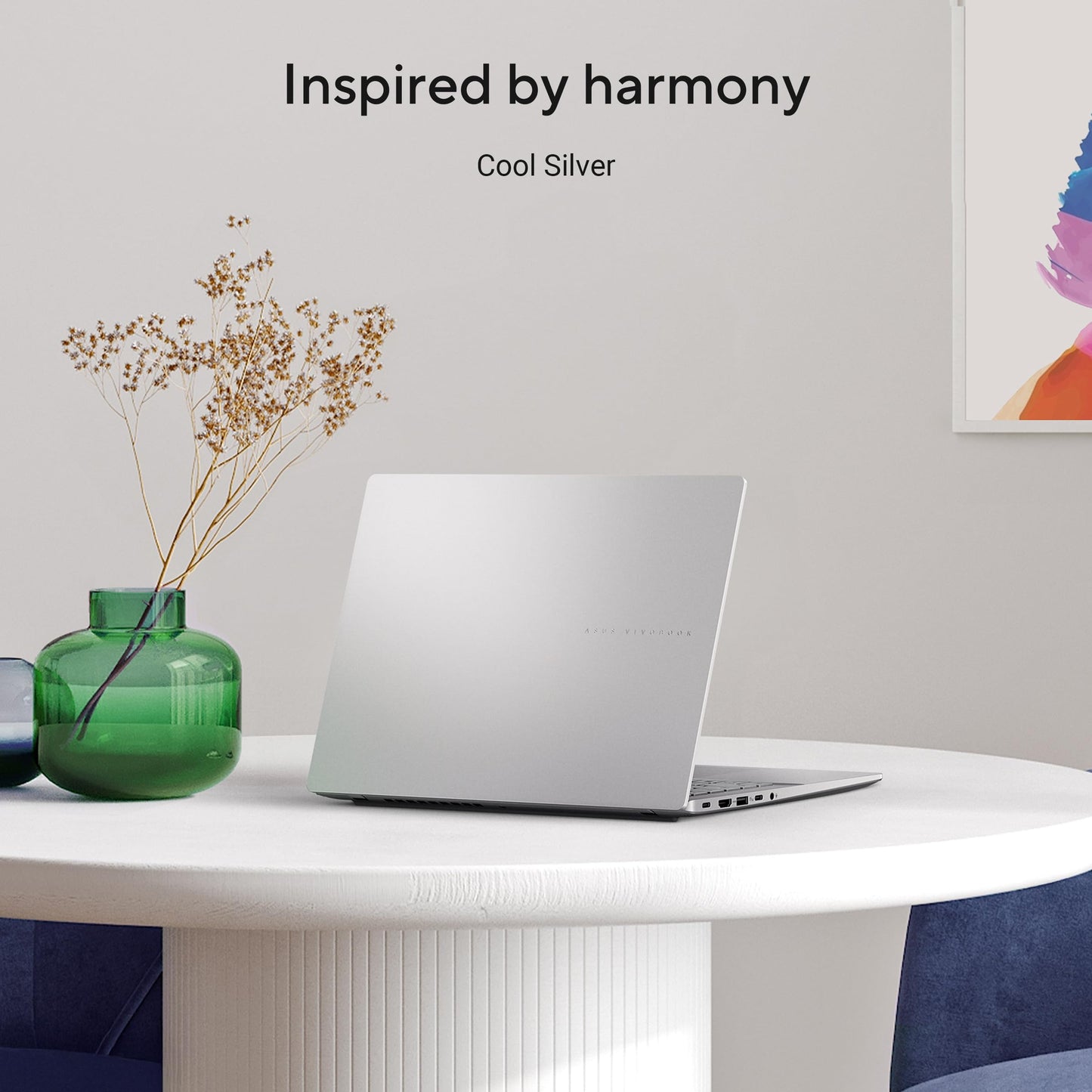 ASUS Vivobook S14, Intel Core Ultra 5 225H, Metallic Design Laptop (Intel iGPU/16GB RAM/512GB SSD/FHD+/14"/60Hz/Windows 11/M365 Basic (1Year)*/Office Home 2024/Cool Silver/1.4 Kg) S3407CA-LY060WS