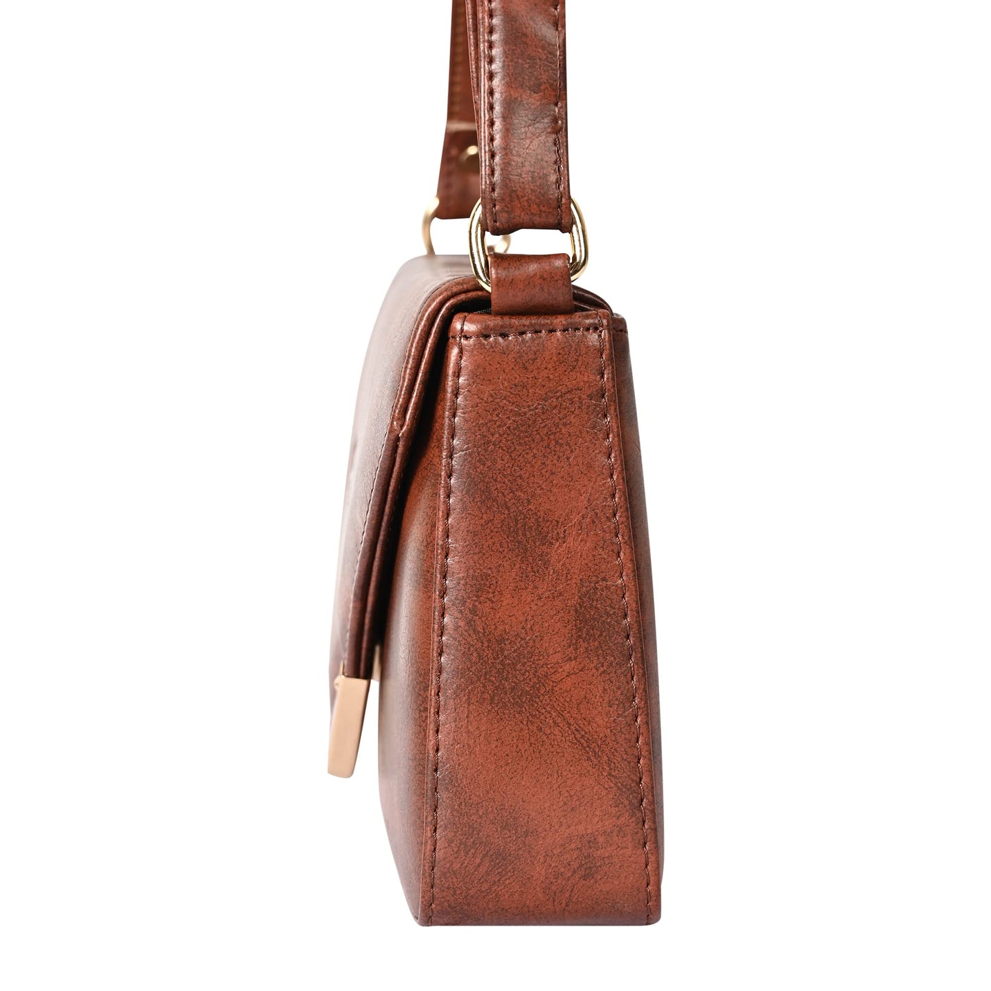 Pramadda Pure Luxury italian georgia Sling Bags for Women Stylish | Ready To Go Trendy Side Crossbody Shoulder Sling Purse for Girls (Brown)