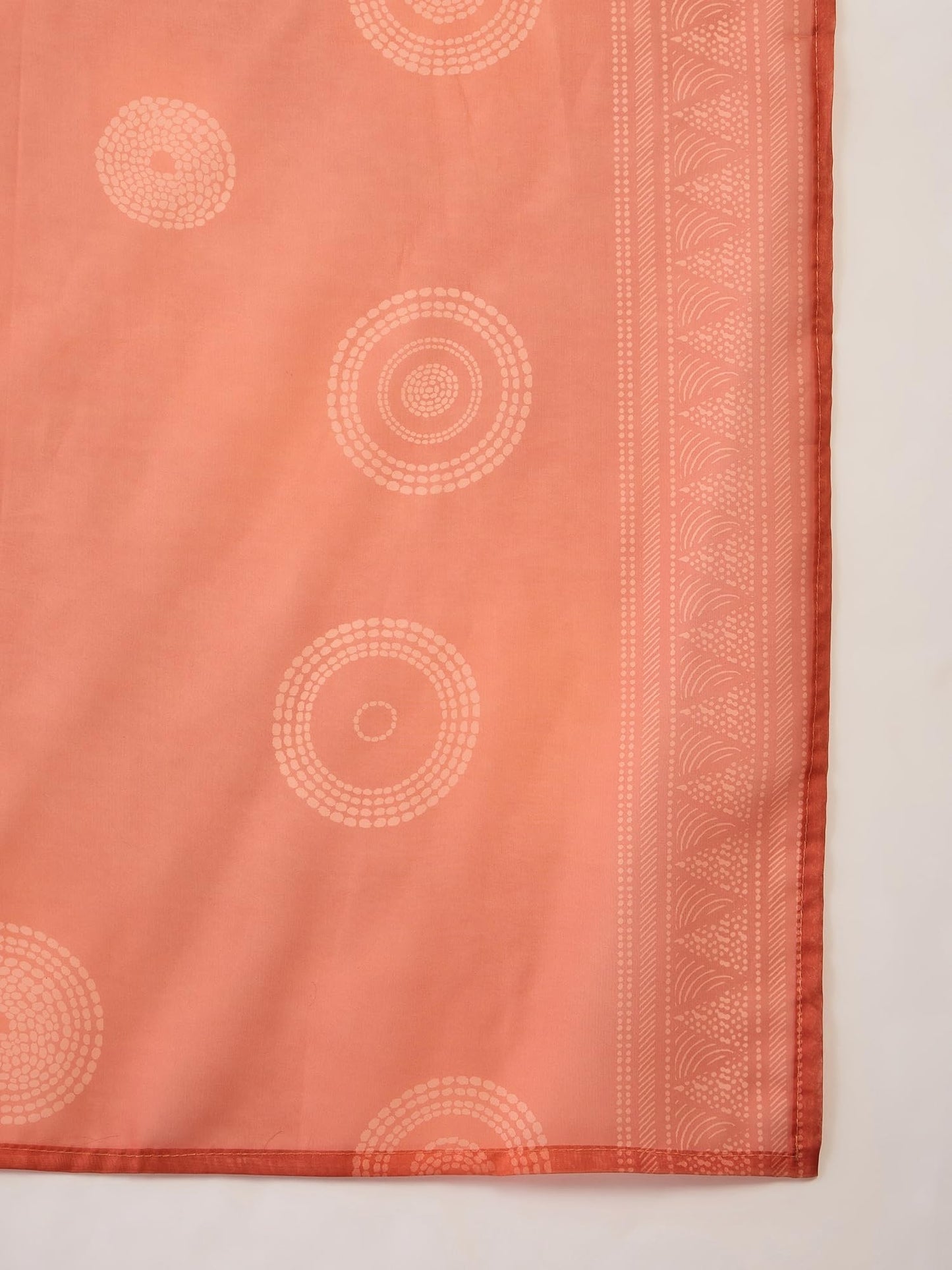 VARNI FABRIC Rayon Kurta Set for Women | Full Sleeves Embroidered Straight Kurta with Pant & Dupatta | Festive Wedding Ethnic Wear | Perfect for Office Summer | Orange | 2XL
