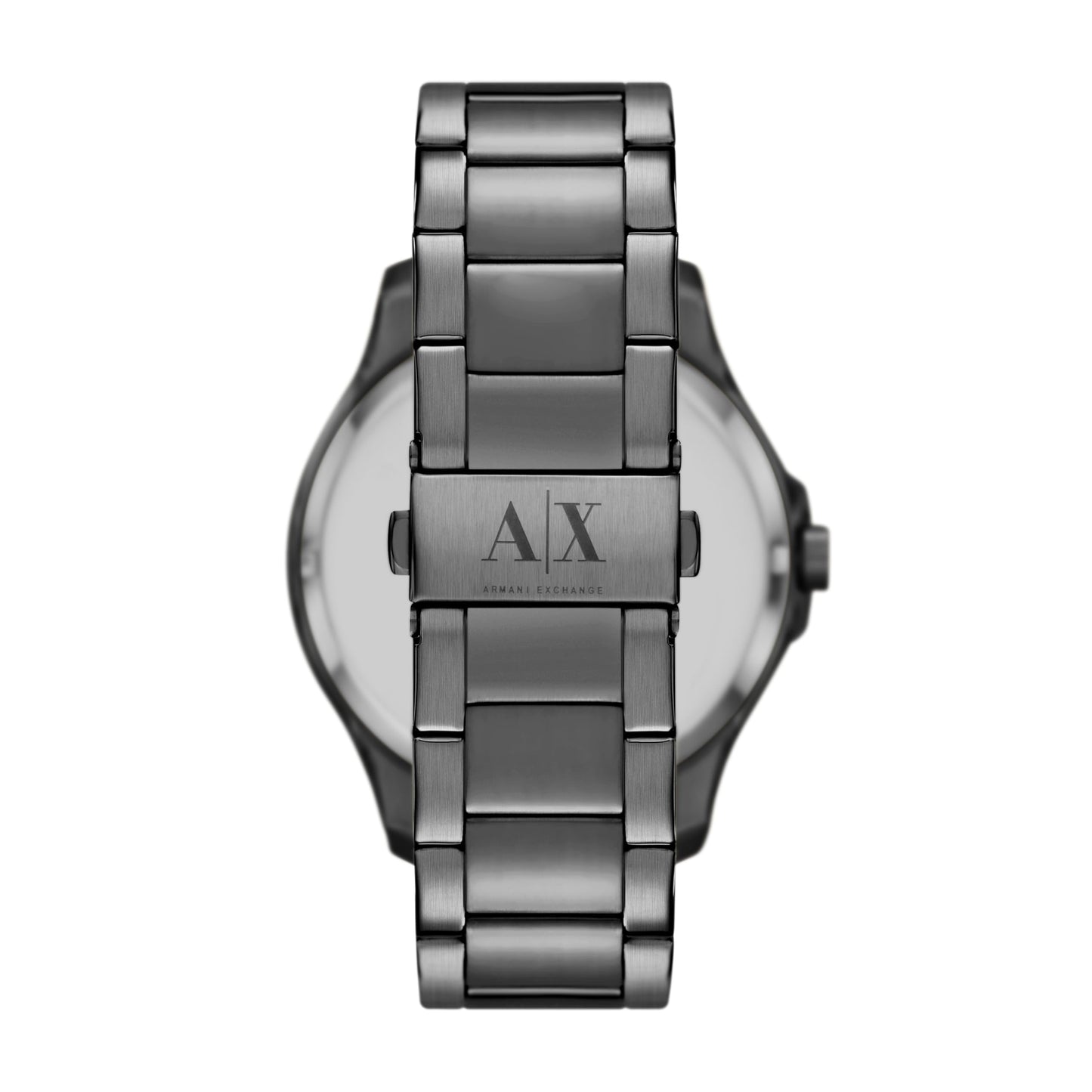 Armani Exchange Stainless Steel Analog Black Dial Men's Watch-Ax2454, Band Color:Grey