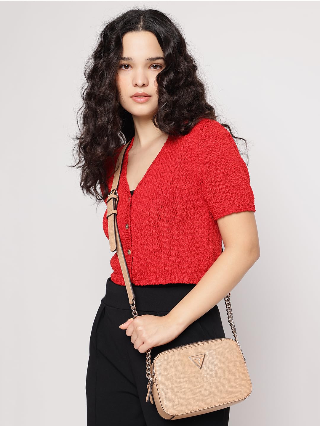 GUESS Women's Western (Beige)