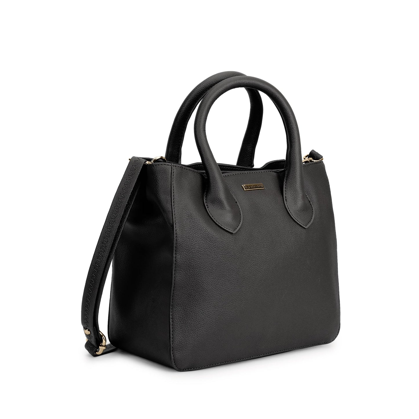 Fastrack Satchel For Women, Ladies And Girls | Stylish And Trendy Satchel Bag For Girls, Ladies And Women | Made Up Of Premium Pu Leather Material, Black