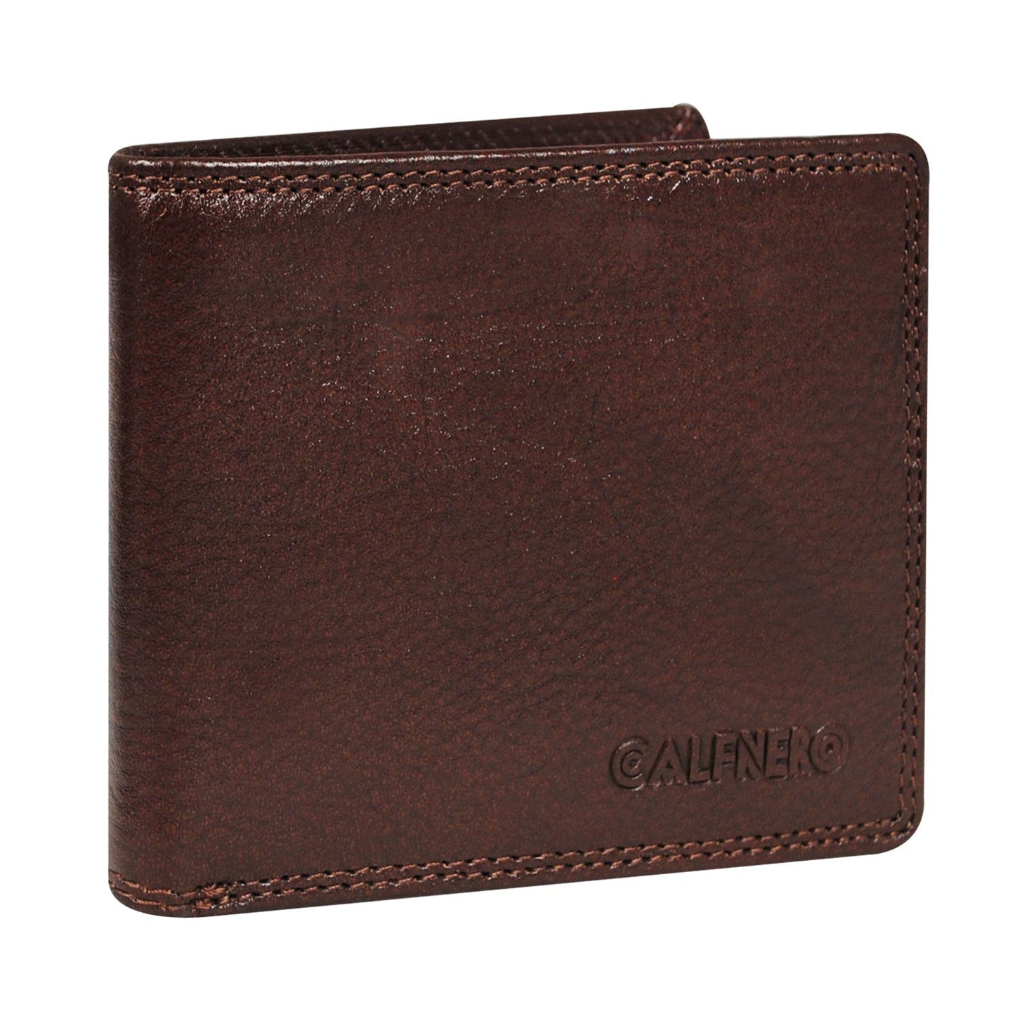 Calfnero Genuine Leather RFID Bifold Wallet for Men | Premium Vintage Leather Wallet with Flip-Up Card Holder, 12 Card Slots & Dual Cash Compartments