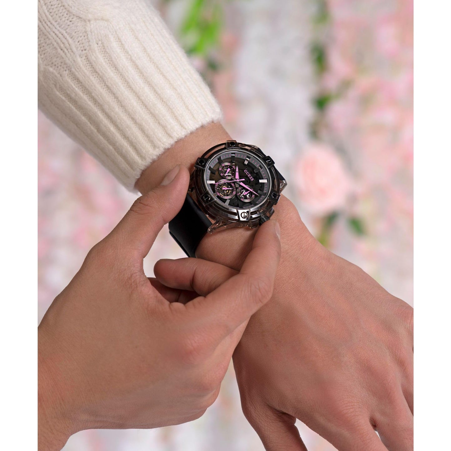 GUESS Analogue Black Dial Men's Watch-GW0032G2