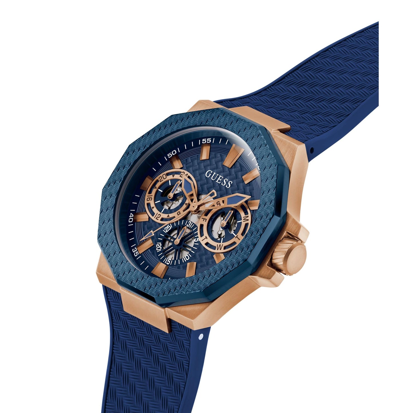 GUESS Analog Blue Dial Men's Watch-GW0853G3
