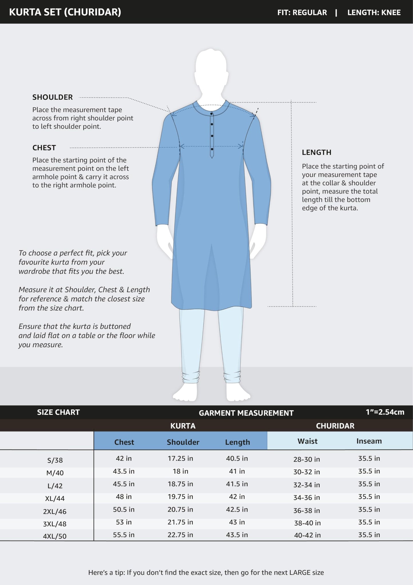 Amazon Brand - Symbol Men's 41" Kurta & Churidar Set_Sy-A23-Mna-Fktc-239_Maroon_Xl -