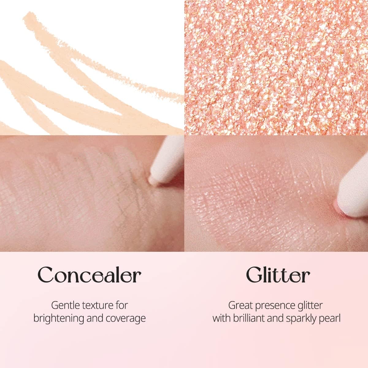 PERIPERA SUGAR TWINKLE DUO EYE SHADOW STICK (006 SHEER BLURRING)