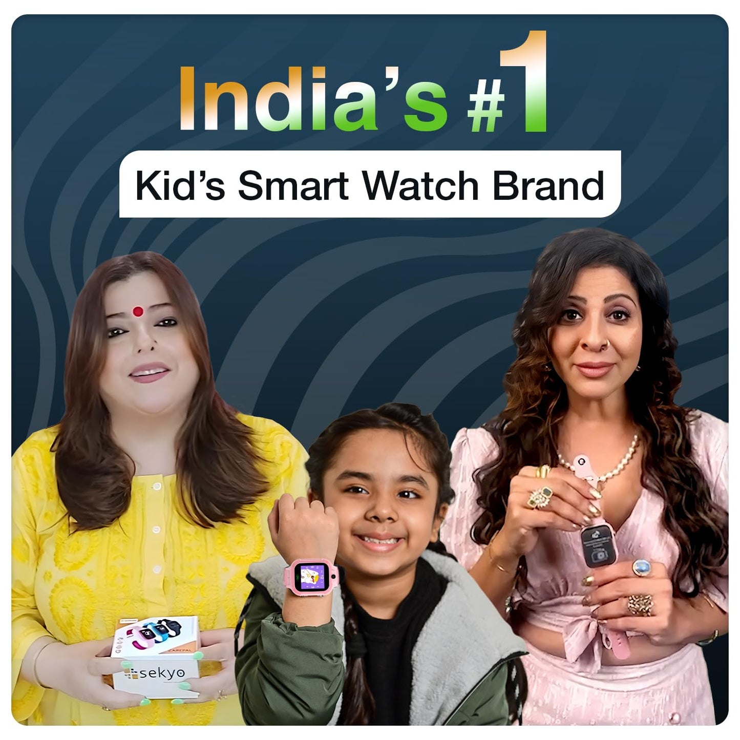 sekyo 'Carepal Pro' Kids Smart Watch for Boys/Girls | 4G Sim, HD Video Calling, Live GPS Tracking |App Control, Habit Coach, Games, Pedometer, Safe Zone Alert, SOS, Family Chat | SmartWatch for Kids