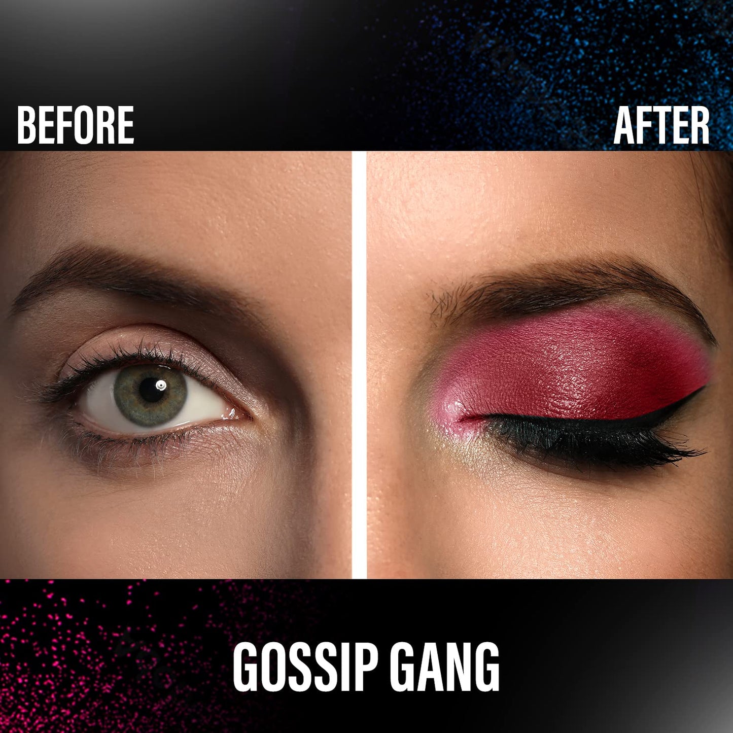 FACESCANADA 4 In 1 Quad Eyeshadow Palette Powder - Gossip Gang 04, 4.8G|Shimmer&Matte Shades|Satin Matte Finish Eye Shadow Quartet|Intense Pigment|Long Lasting|Vitamin E Enriched|Vegan,Multi