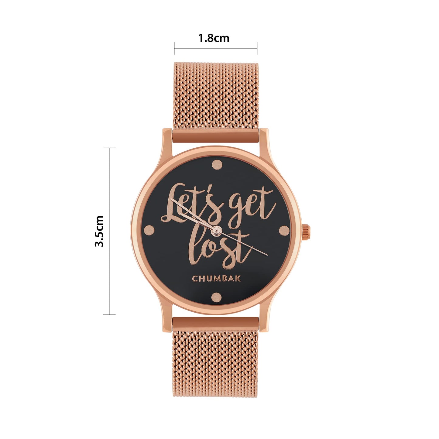 TEAL BY CHUMBAK Round Dial Analog Hand Watch for Women, Gifts for Women/Girls/Ladies, Stylish Fashion Watch for Casual/Work