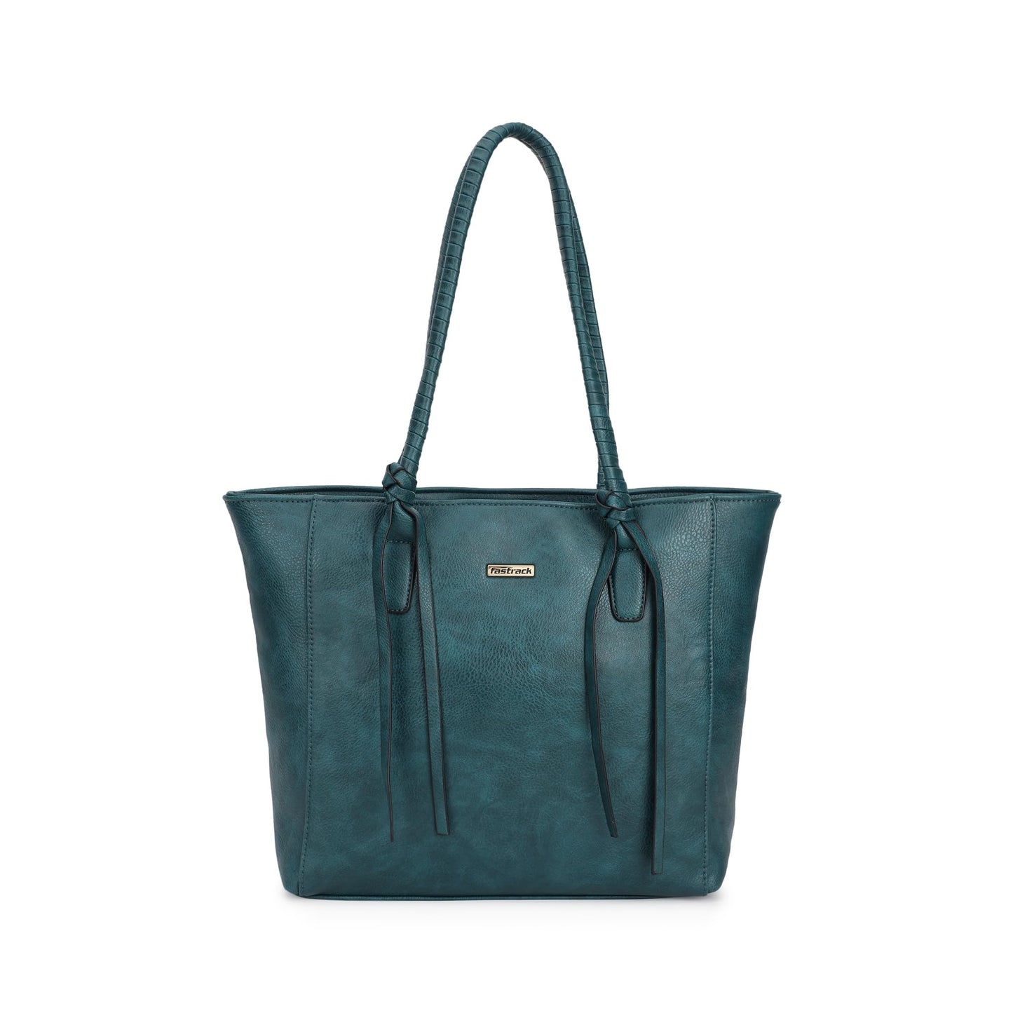 Fastrack Premium Leather Tote Bag for Womens, Ladies and Girls | Structured Spacious Tote Bag for Work, Office and College