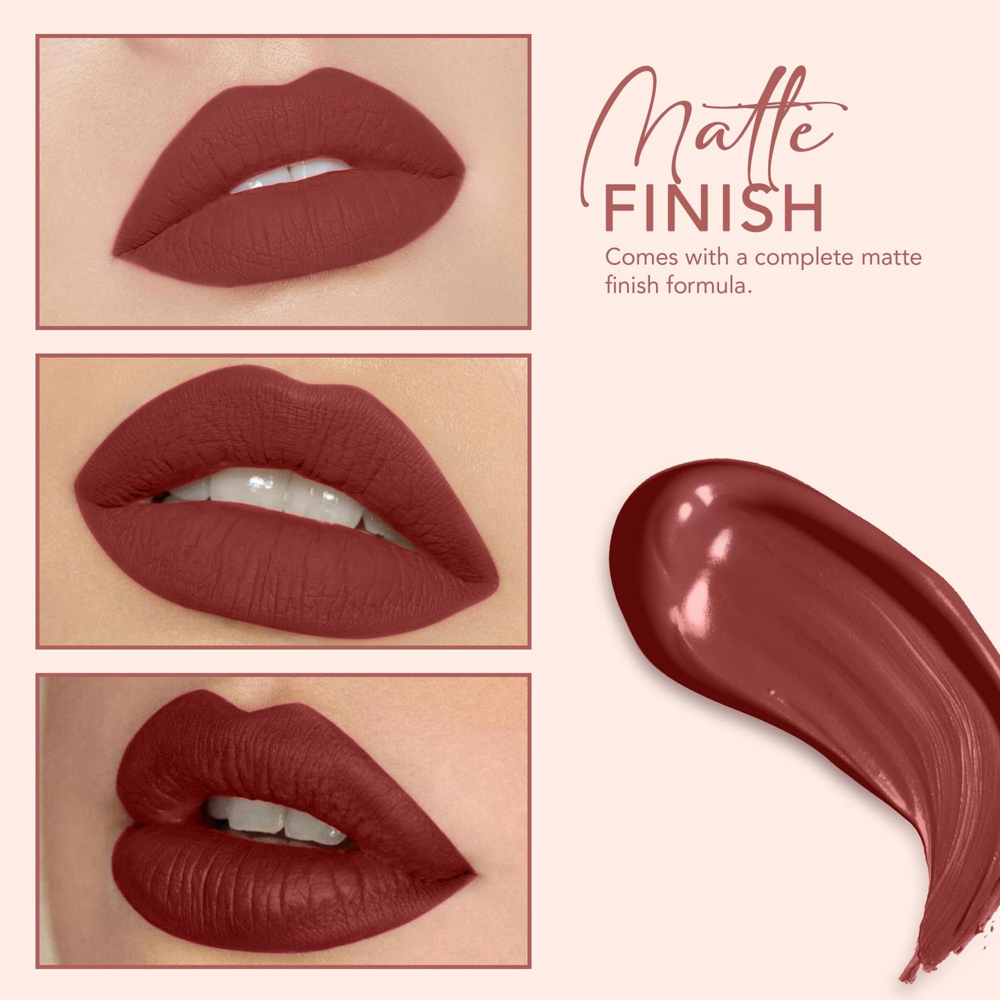 Carlton London Liquid Matte Chuffed Kiss Mocha Me Lipsticks |Enriched with Vitamin E, Avocado Oil | Matte Finish, Non-Sticky and Non-Drying | Upto 12 Hrs- 3ML (Day Dreams)
