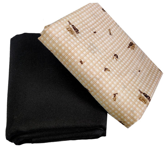 Raymond Fabrics Men's Poly Cotton Print Shirt and Trouser Unstitched Fabric Set - Gift Pack (Multicolour_Free Size) 067