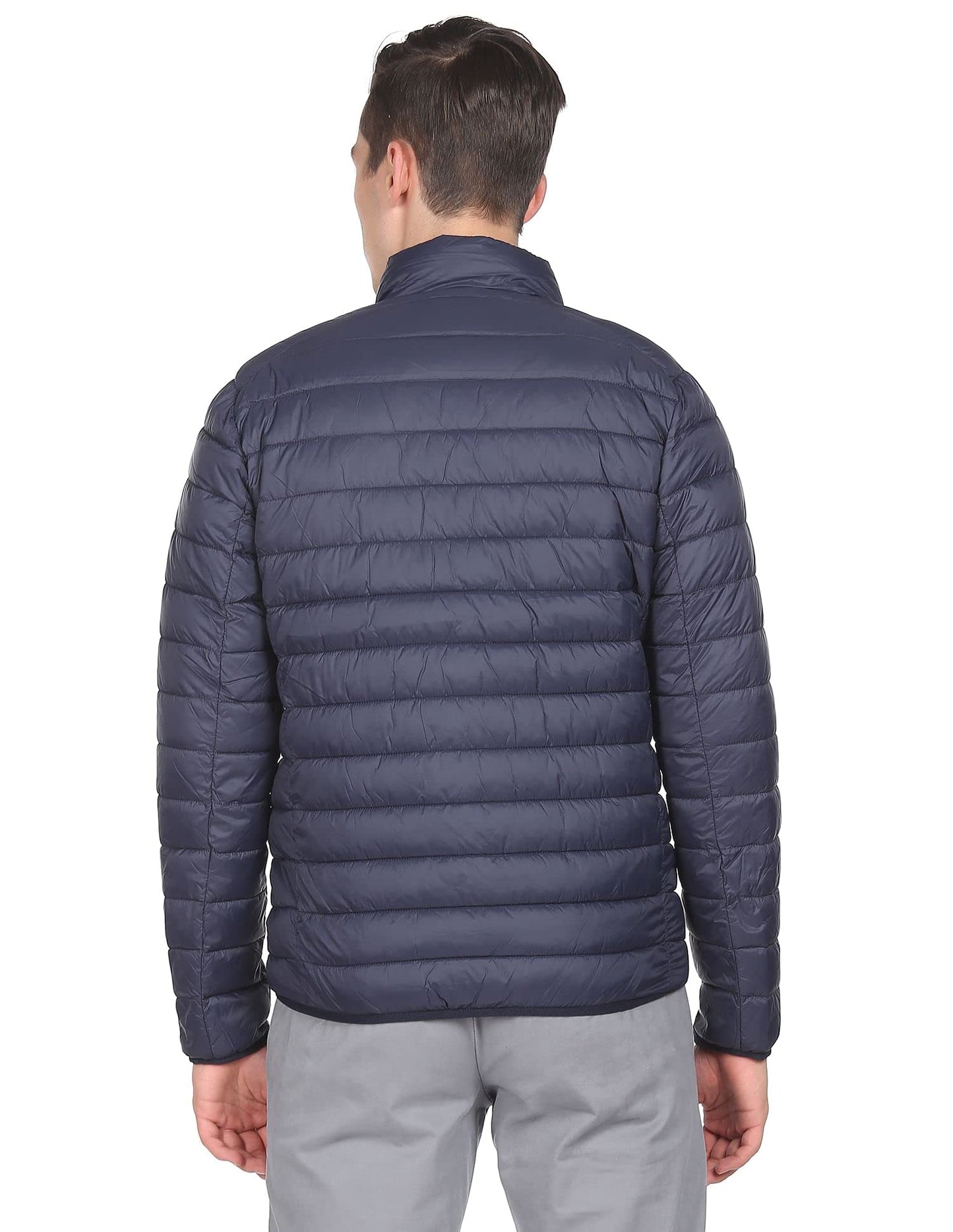 U.S. POLO ASSN. Men's A-Line Coat (USJCKS0216_Navy_XL)