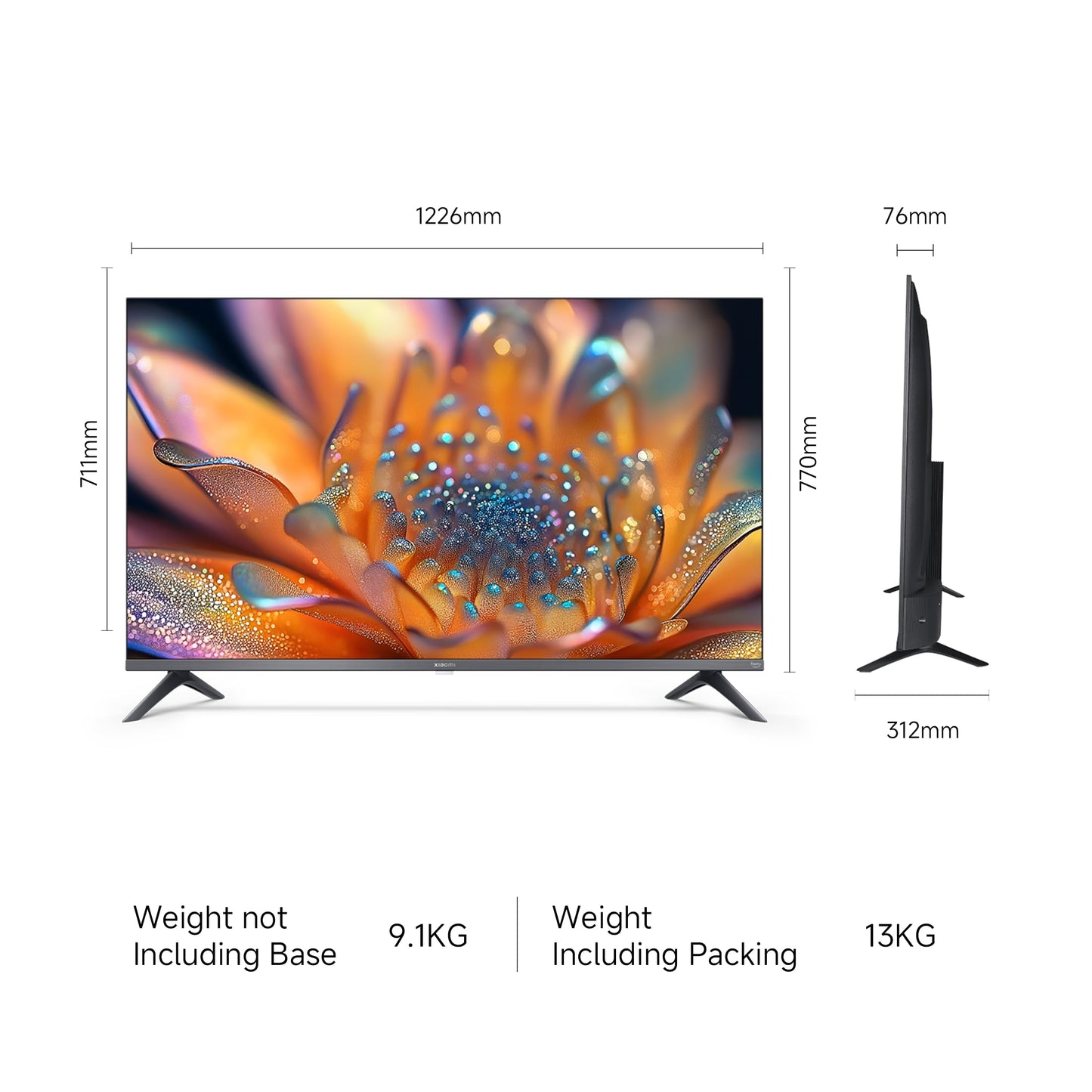 Xiaomi 138 cm (55 inch) FX Pro QLED Ultra HD 4K Smart Fire TV L55MB-FPIN