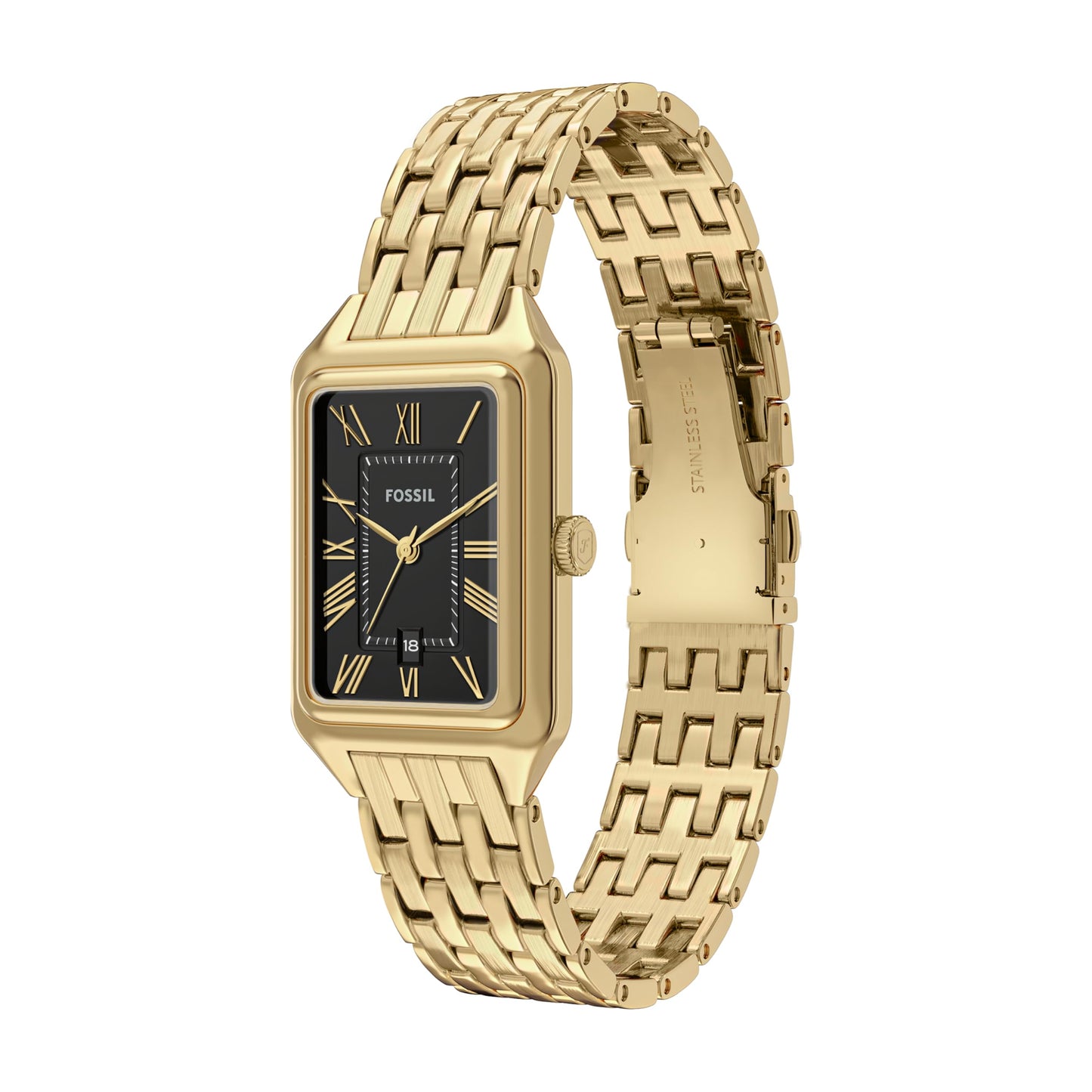 Fossil Raquel Gold Quartz Stainless Steel Watch ES5434