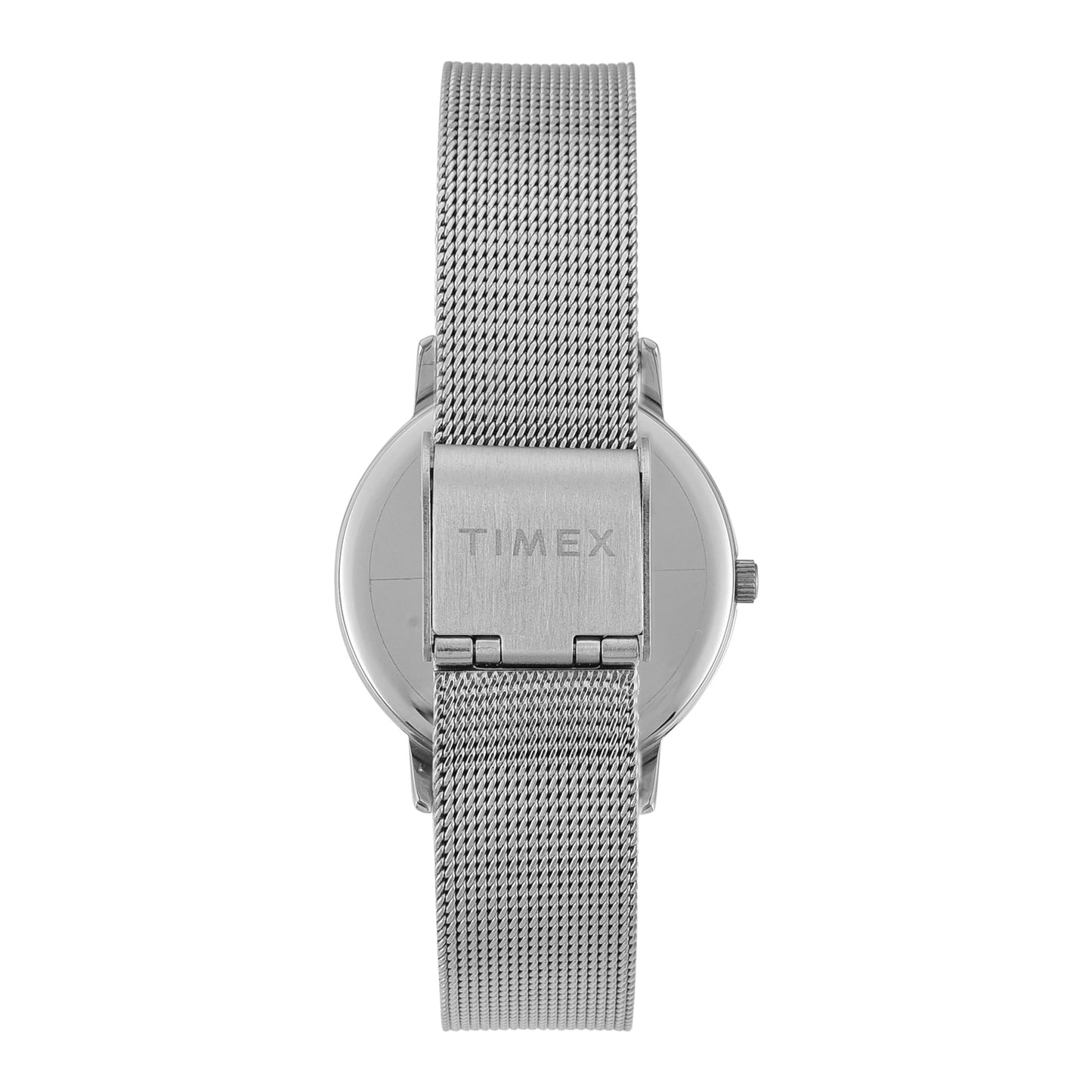 TIMEX Analog Watch for Women with Blue Round Dial & Silver Stainless Steel Bracelet Band Water Resistant Women's Wrist Watches - TWEL15623