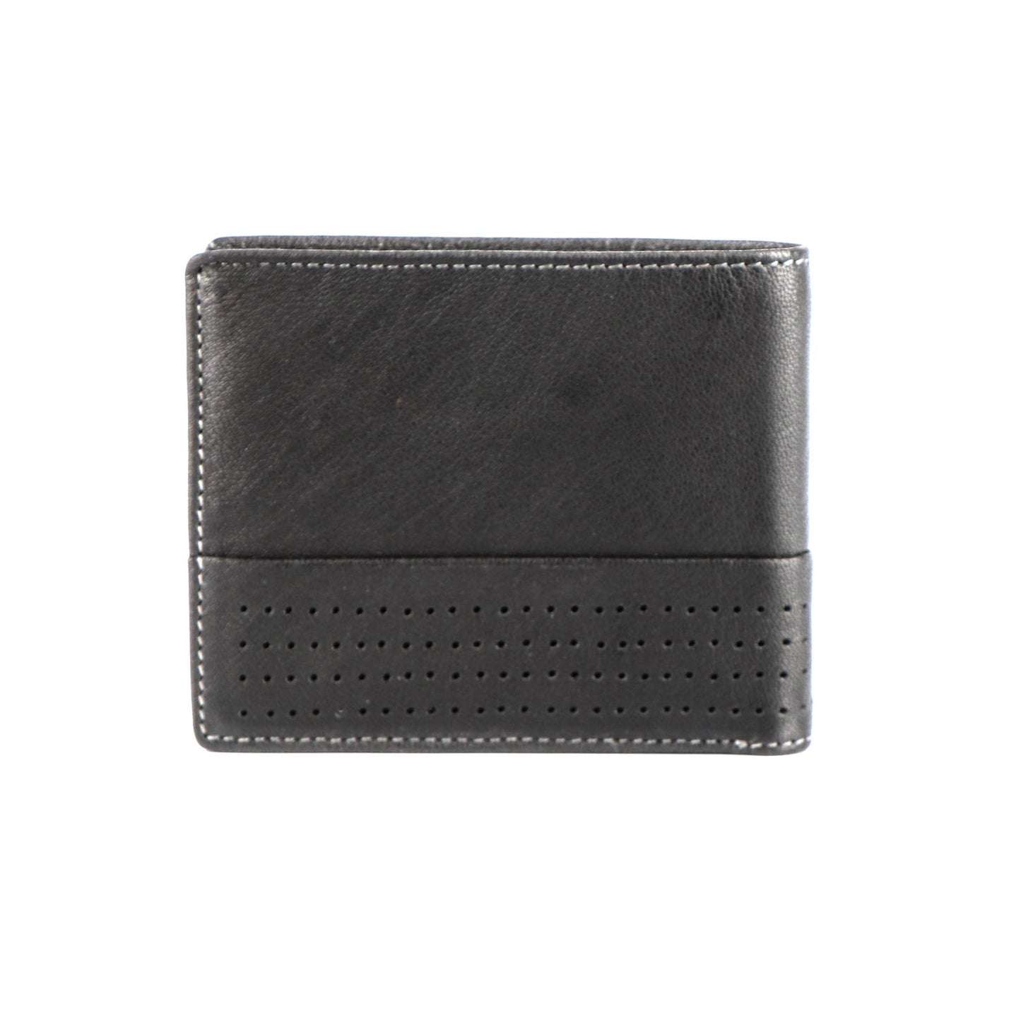 Cross Erie Men's Leather Bi Fold Coin Wallet -Black
