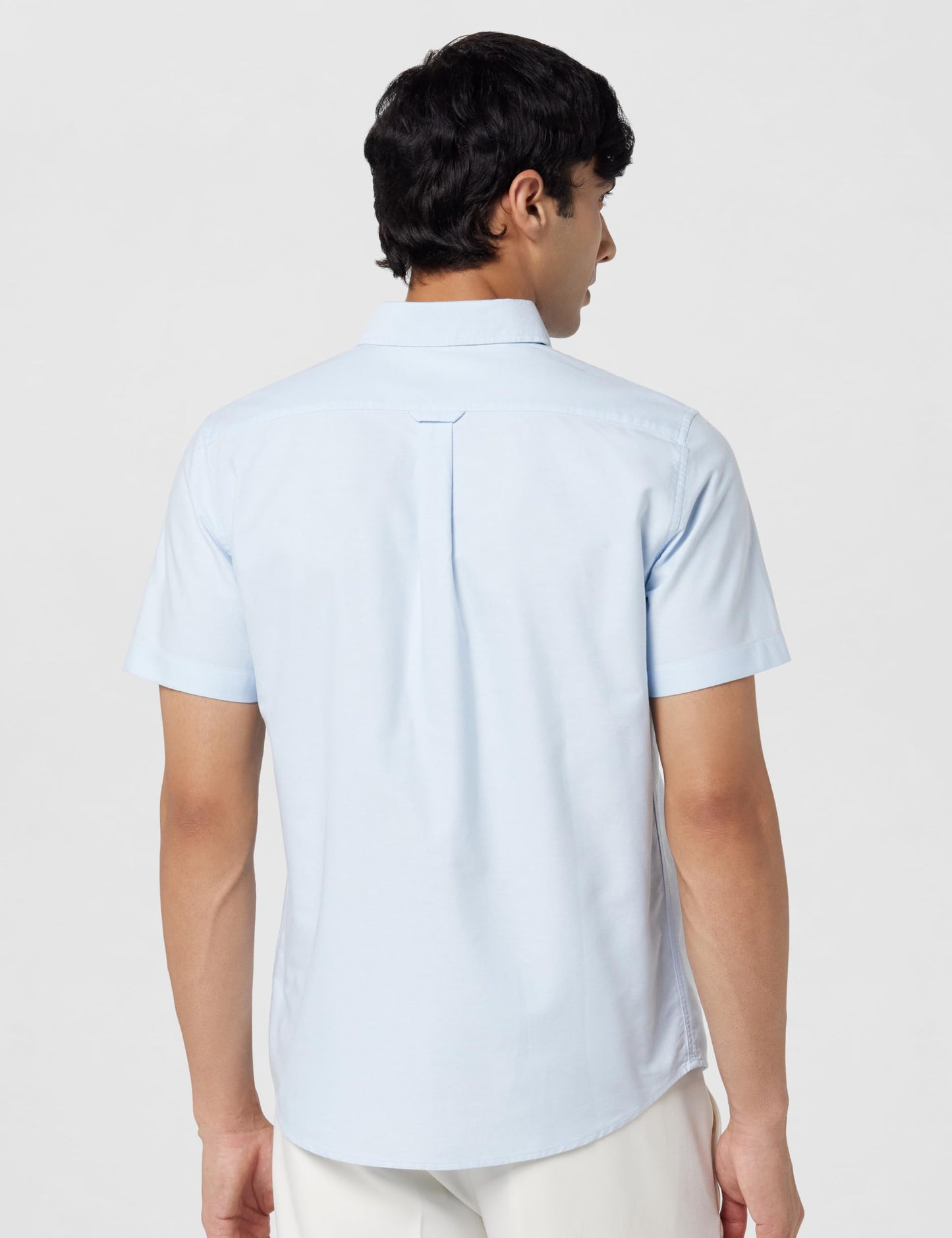 Lacoste Men's Cotton Regular Fit Shirts (CH1917F6Z_Blue 42)