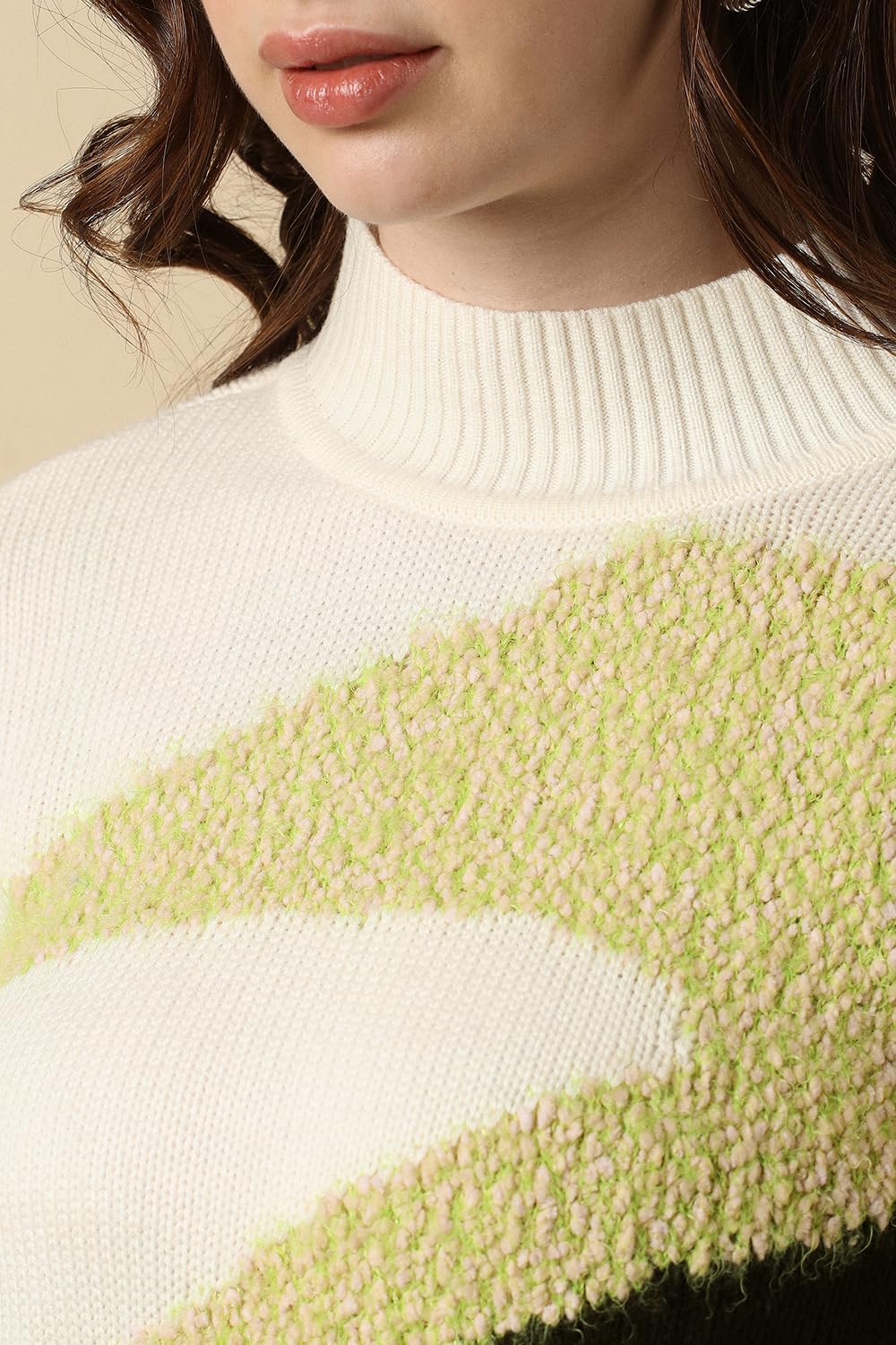 Allen Solly Women's Acrylic Casual Sweater