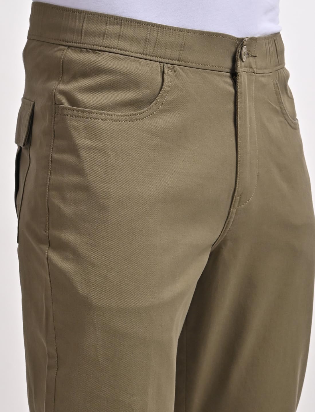 Levi's Men Mid Rise Relaxed Casual Pants (000UT-0001_Green, XL