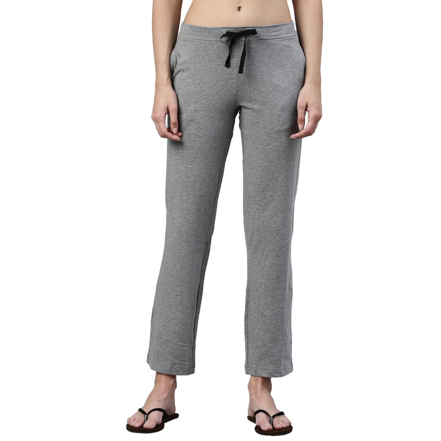 Enamor Essentials E014 Women’s Slim Fit Stretch Cotton Lounge Pants