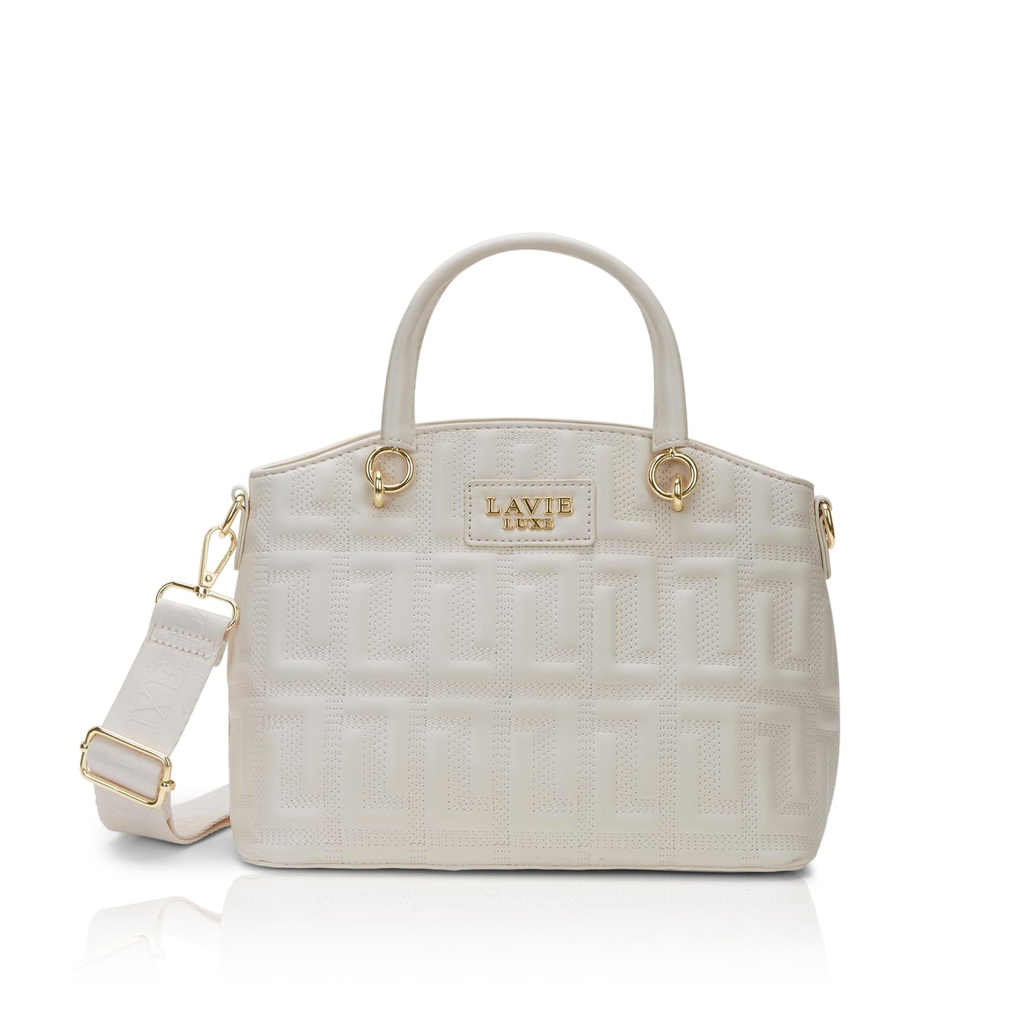 Lavie Luxe Women's Mabel Small Satchel Bag | Satchel Handbag for Work | Ladies purse | Stylish Shoulder Bag | Gift for Women
