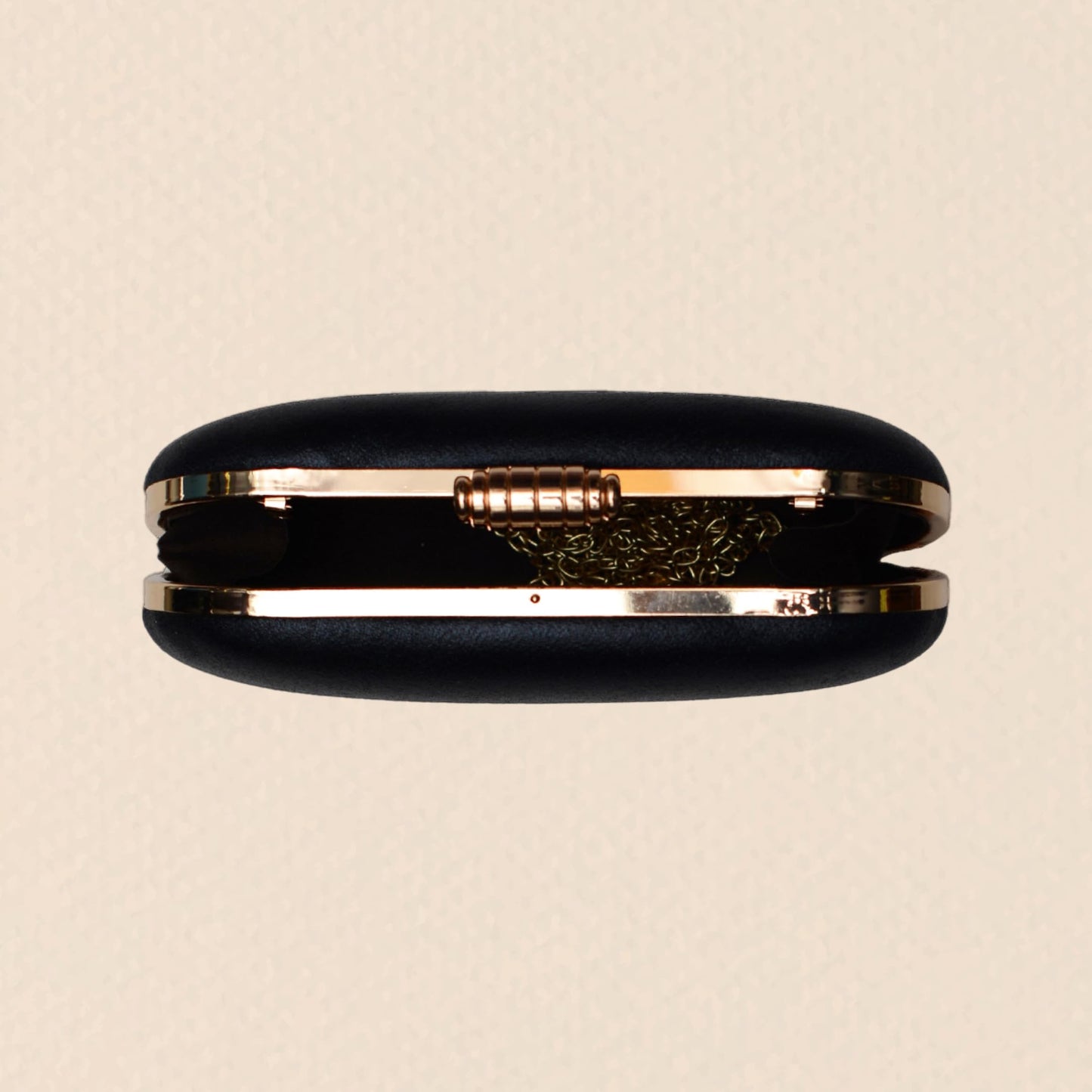 Artklim Shimmery Party Clutch Bag For Women (Black)