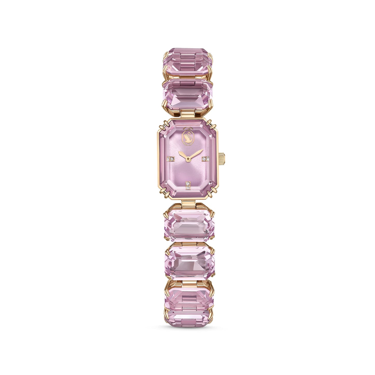 Swarovski Millenia Watch, Octagon Cut Bracelet, Pink, Rose Gold-Tone Finish