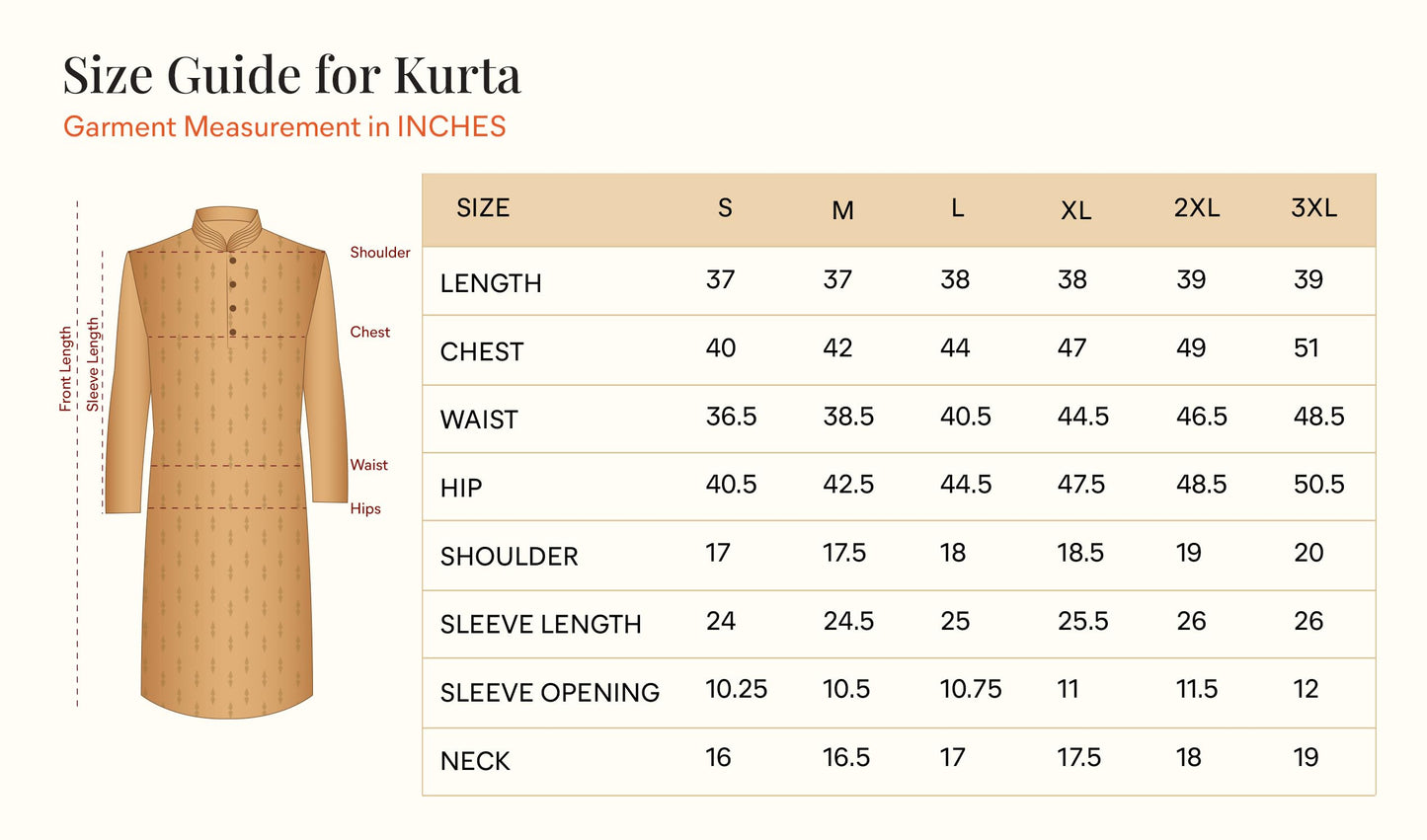 Manyavar Men's Knit Self Design with Zip Neck Mid Length Kurta(White,XXL)