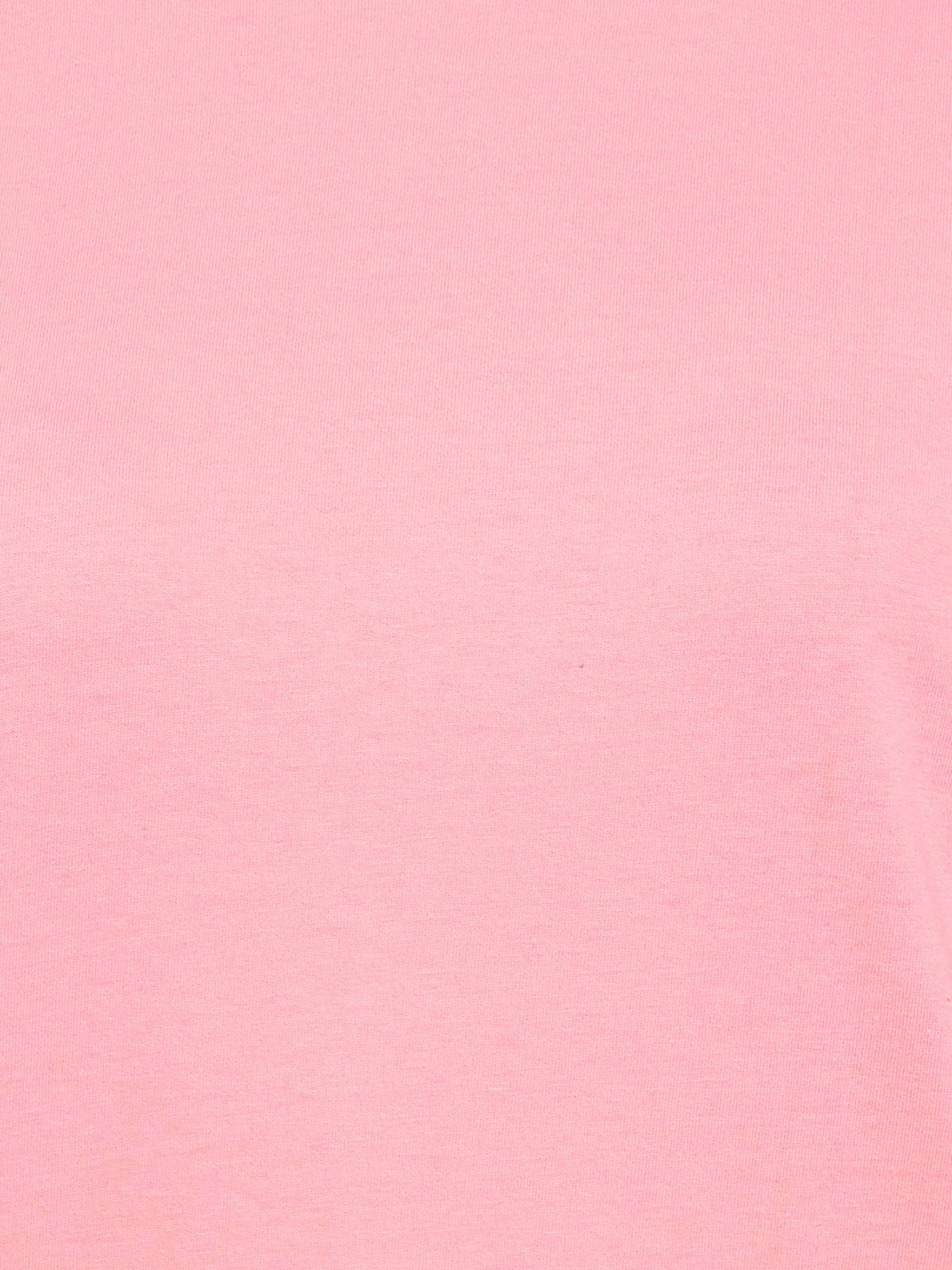 Clovia Women's Cotton Printed Knee Length Nighty (NS1340A22L_Pink_L)