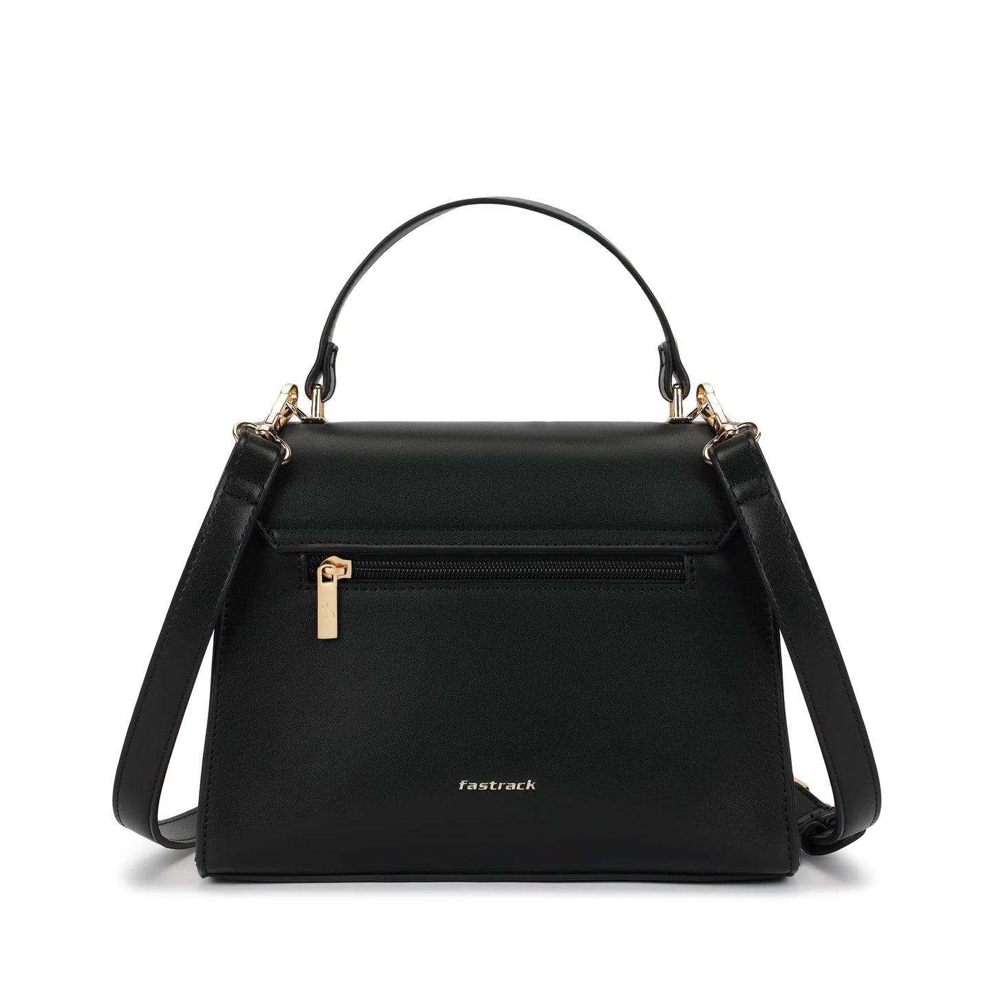 Fastrack ModLock Satchel | Women’s Faux-Leather Satchel | Dual Carry Options, Spacious Main Compartment & Quilted Front Pocket