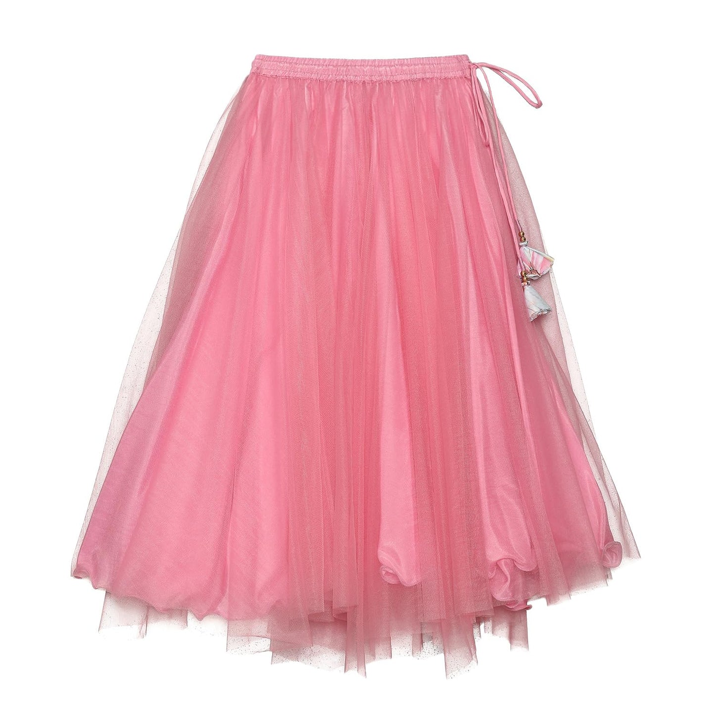 BIBA Girls PRINTED STRAIGHT KID(KWFLORAL SPLENDOUR5834_PINK_11)