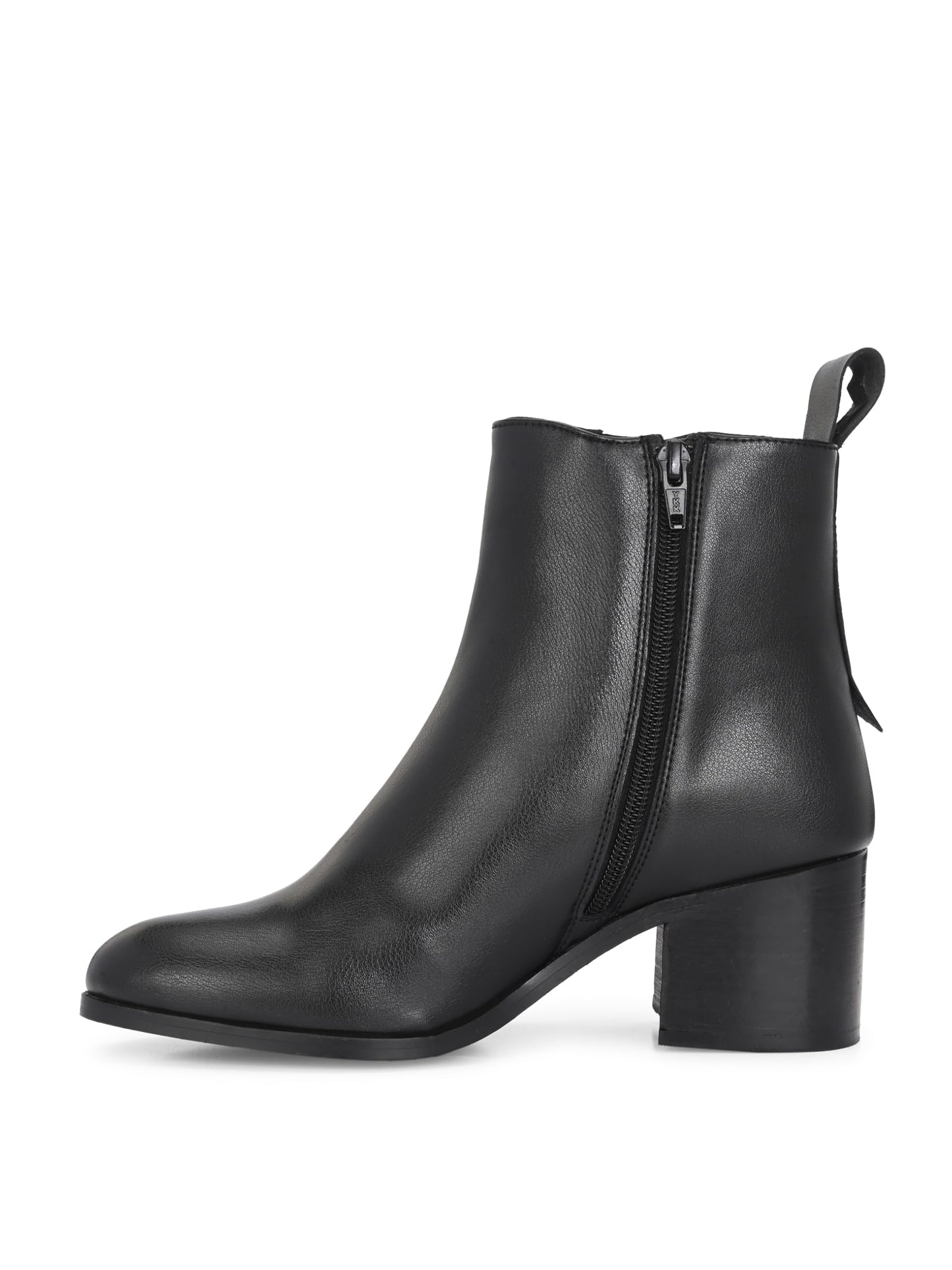 Delize Black women mid heel ankle boots 67241-36