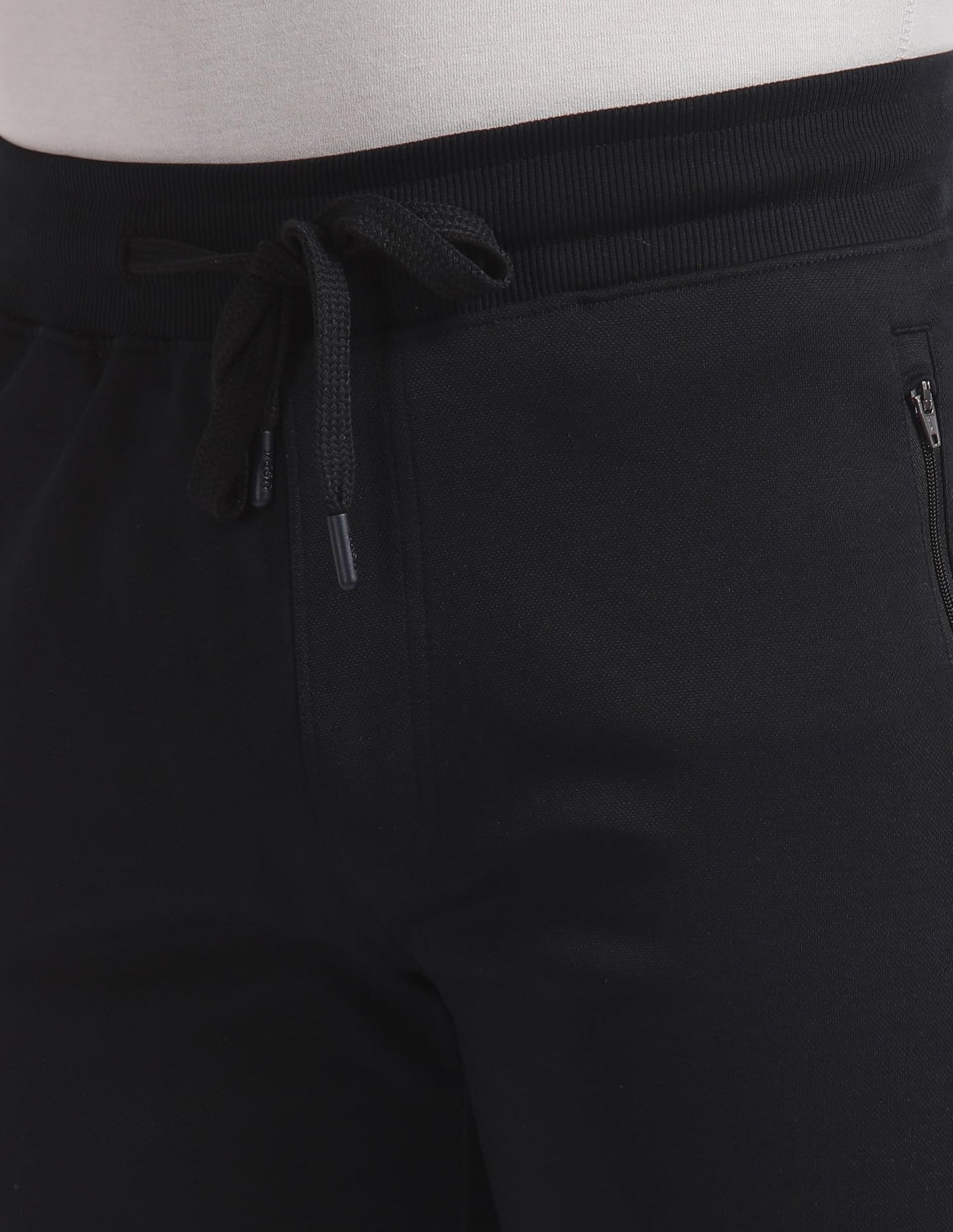 U.S. POLO ASSN. Men's Hybrid Shorts (LS004-PL_Black