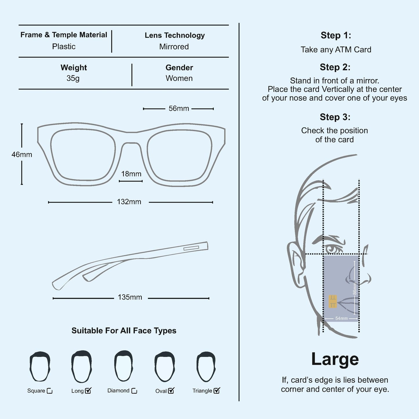 GUESS Gradient Rectangular Women Sunglasses -(GU7595 66F 56 S |56| Brown Color Lens)
