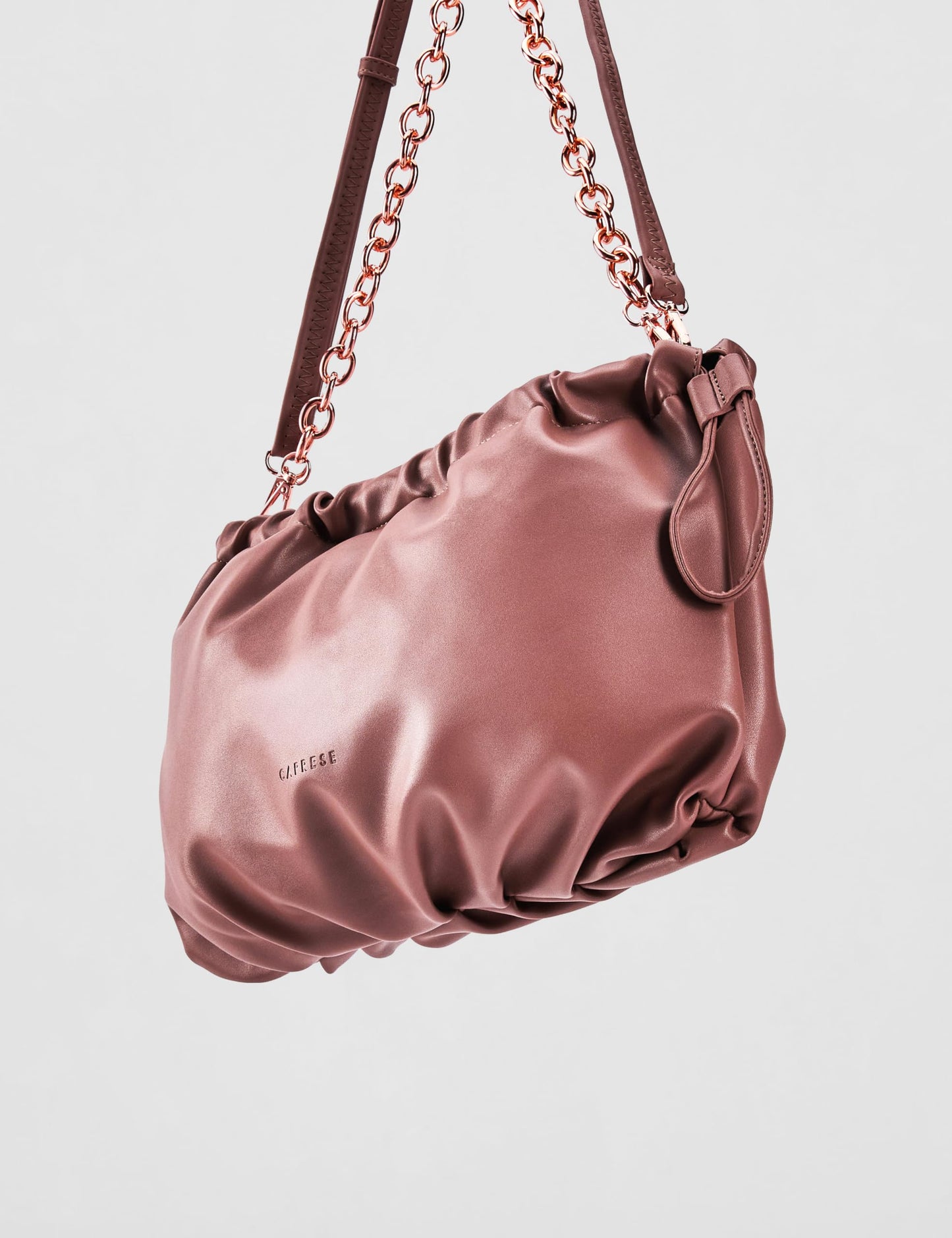 Caprese womens FELICIA S Medium TAUPE Satchel