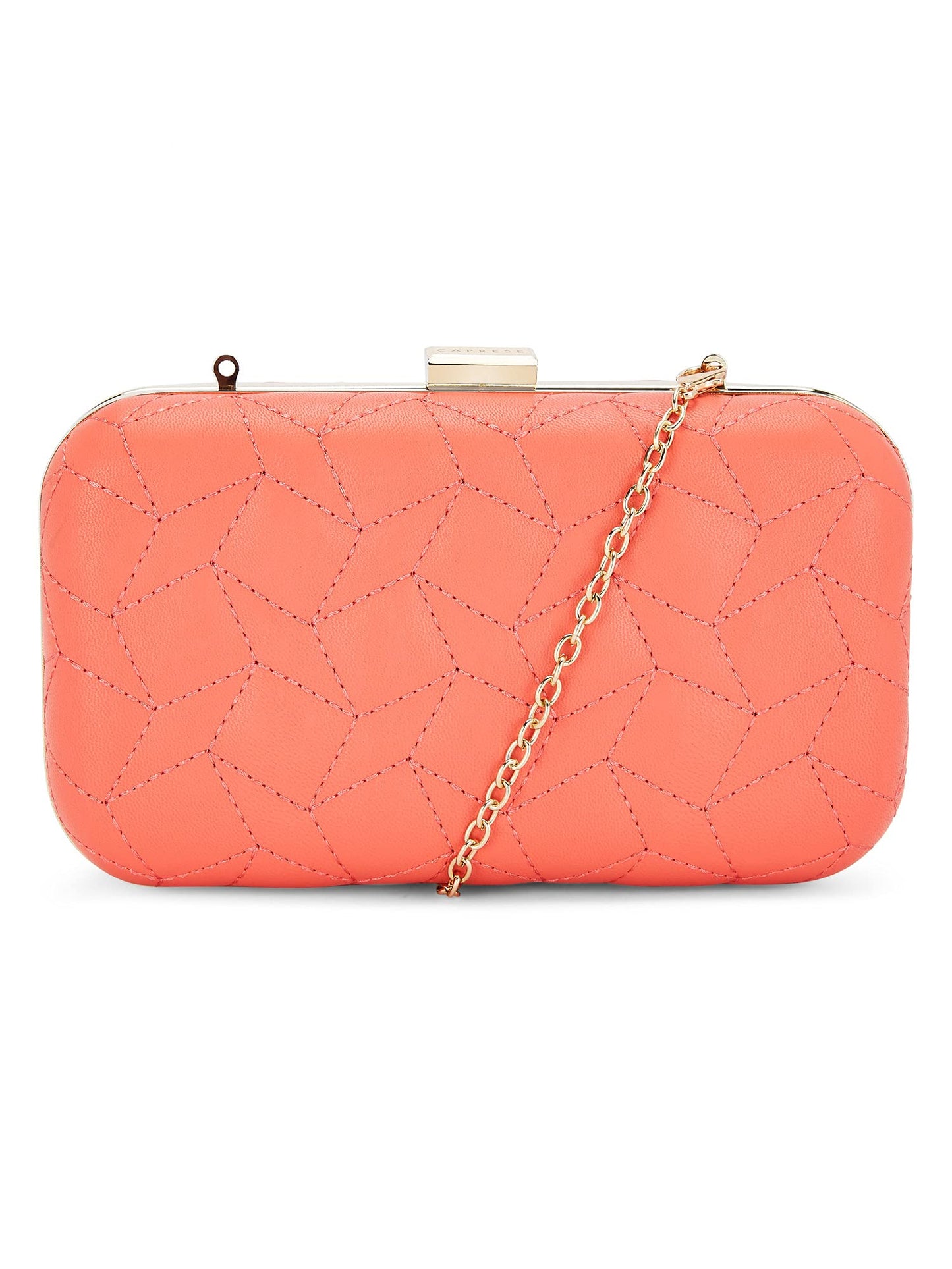 Caprese womens CELY C Large CORAL Clutch