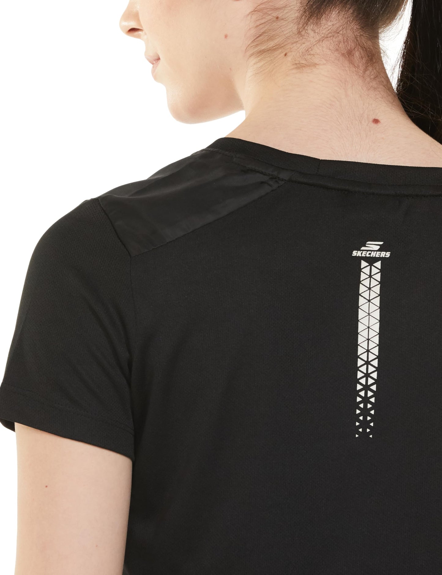 Skechers Women's Firefly Sporty Bloomer TEE (TP0026ID-BLK_XL)