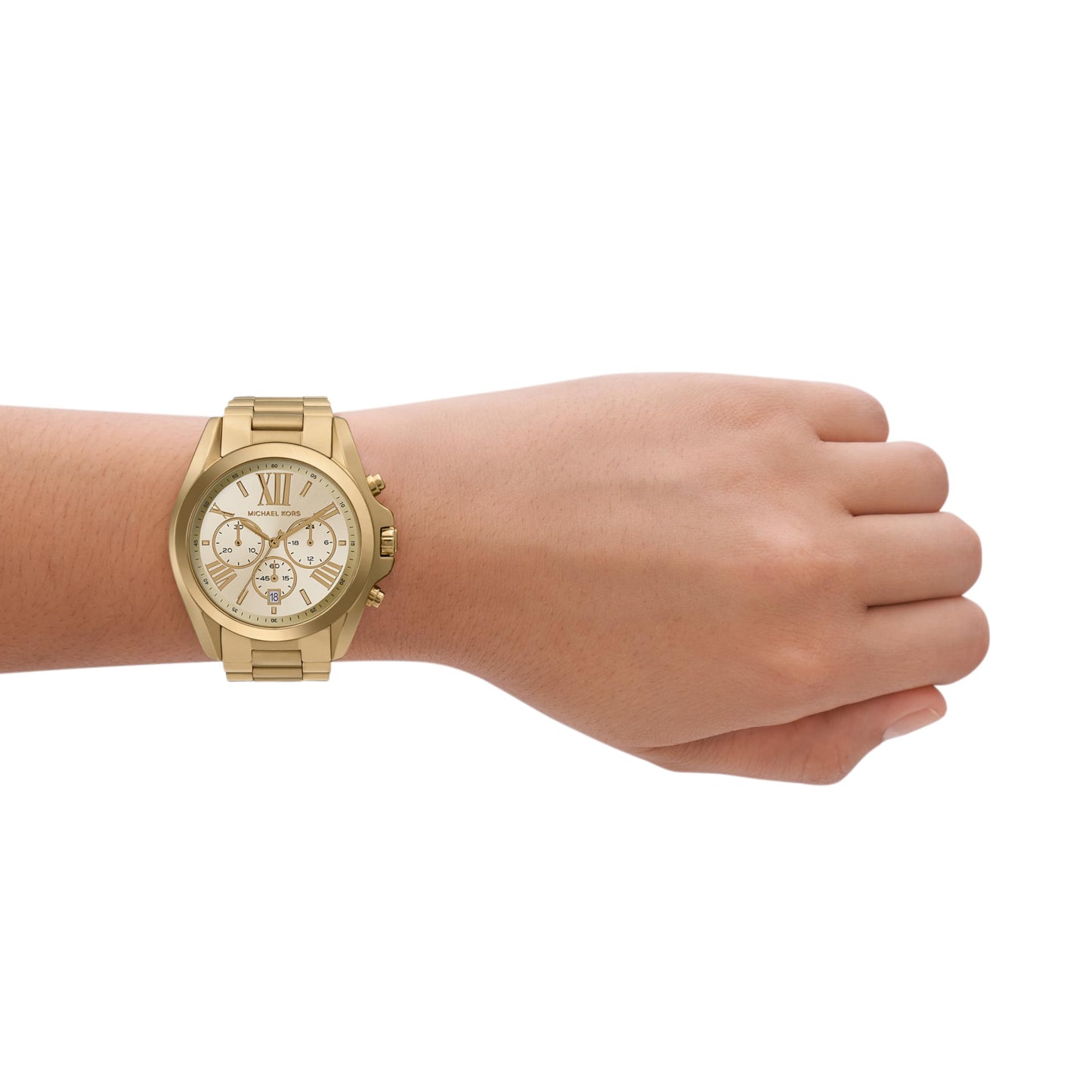 Michael Kors Analogue Gold Tone Watch for Women MK5605