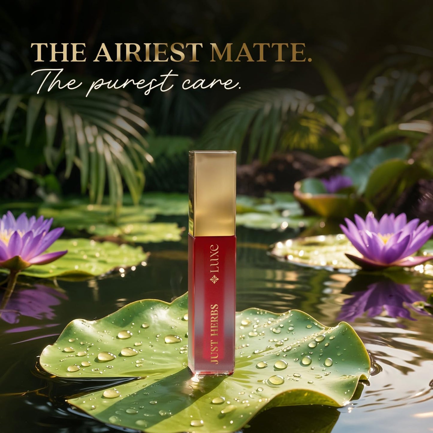 Just Herbs Luxe Dream Muse Mousse Liquid Lipstick | Luxury Makeup | Velvet Matte | Long Lasting & Transferproof Formula | Ayurvedic Lipstick – 3.5 ml (08 MAROON DESIRE)